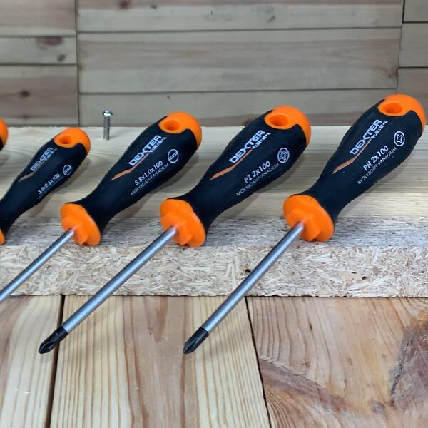 Tournevis pz pz1, L.80 mm DEXTER PRO - 6