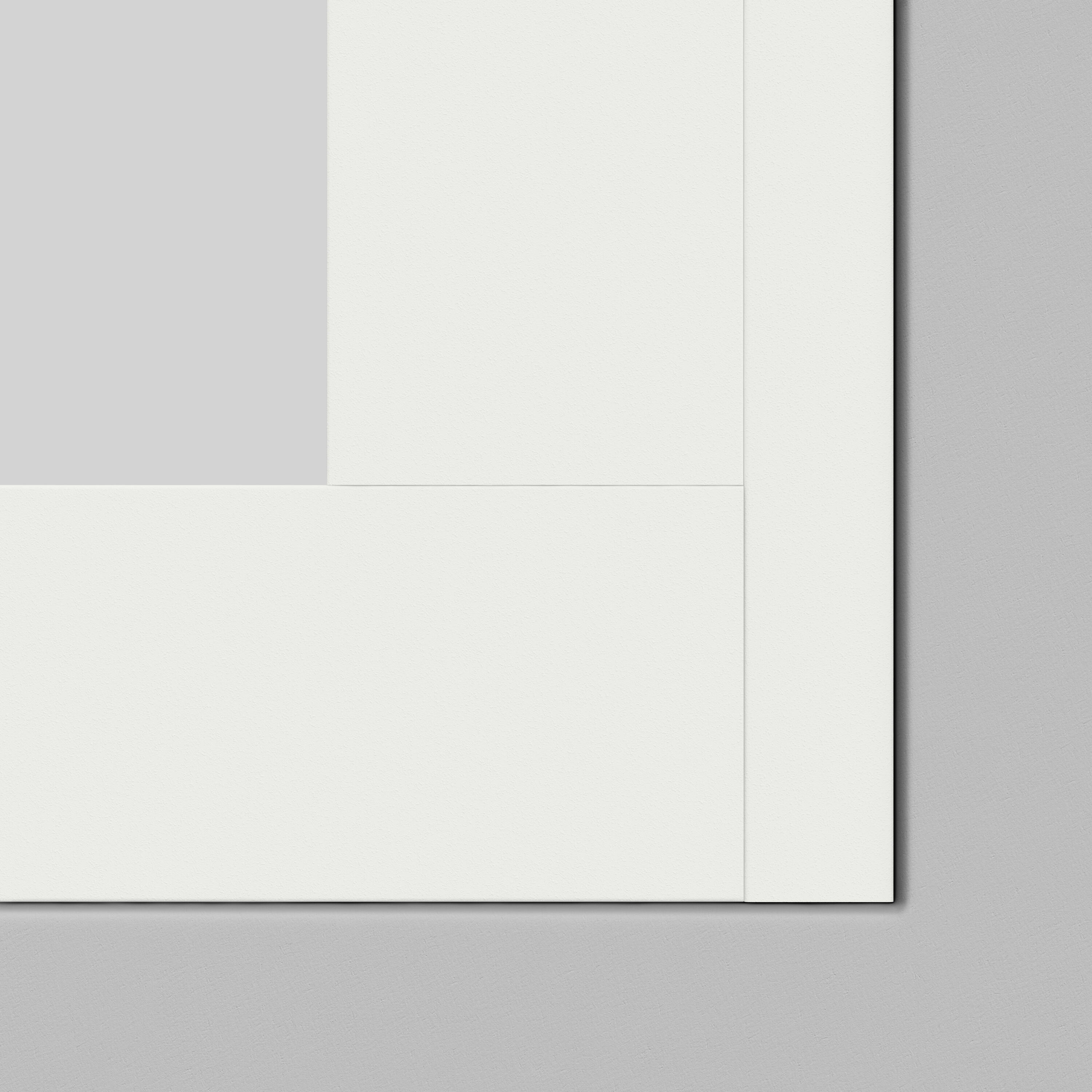 Poteau de terminaison verrière Atelier blanc mat en aluminium, H.130 x l.1.2 cm - 6