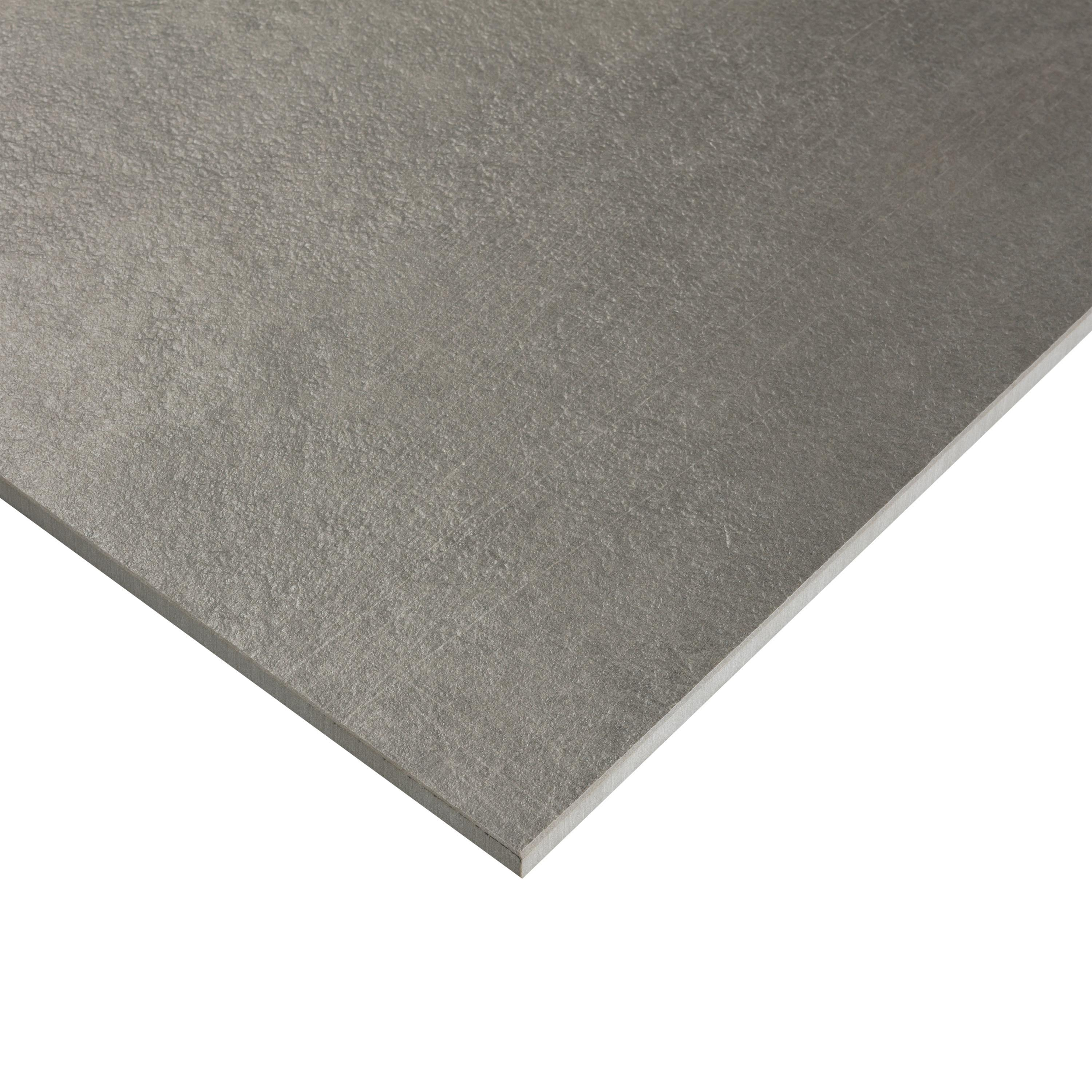 Carrelage sol/ mur intérieur effet ciment gris foncé Urban l.60 x L.60 cm ARTENS - 6