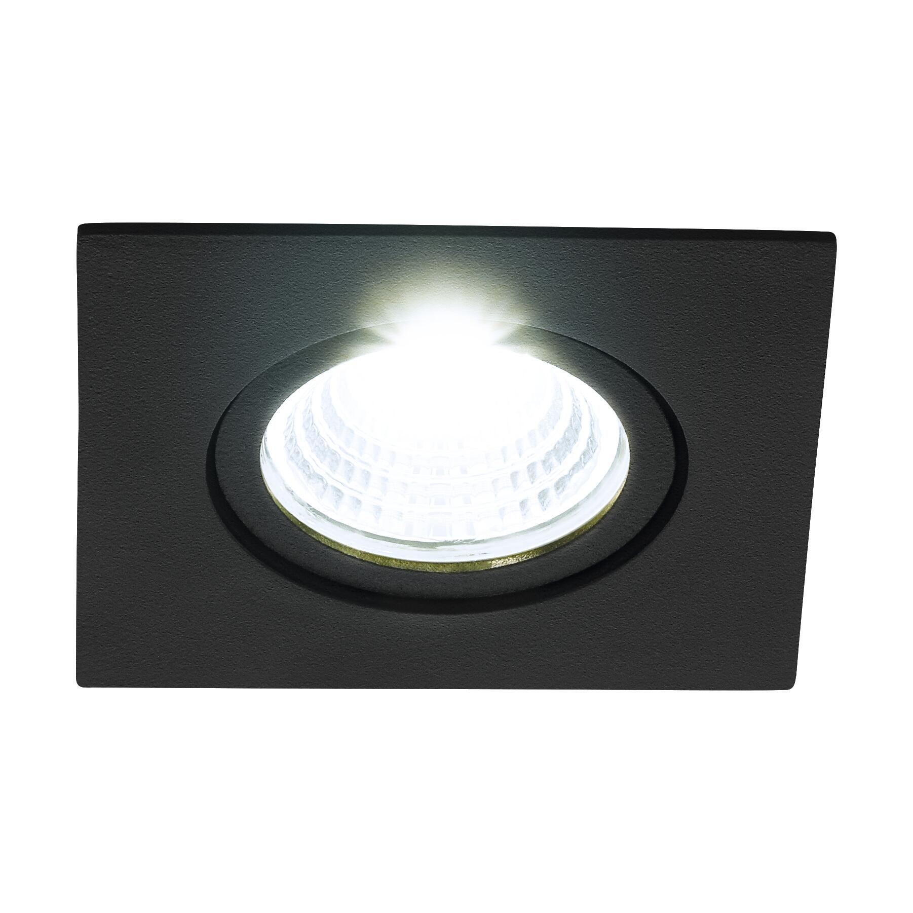 Saliceto module led, 4000K EGLO carré noir - 4