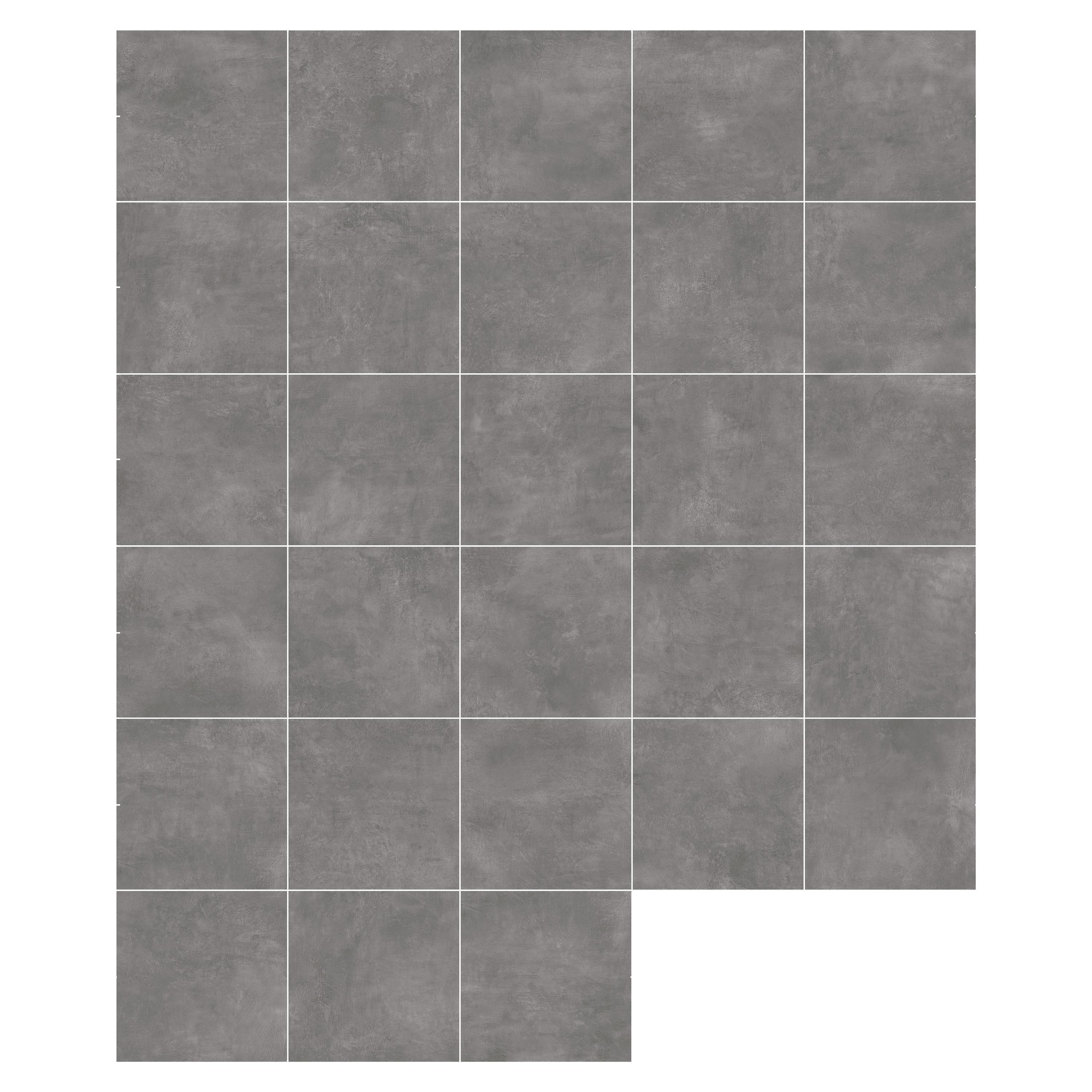 Pavimento / Revestimento cerâmico Artens Urban Prata 60x60 cm Antiderrapante - 4
