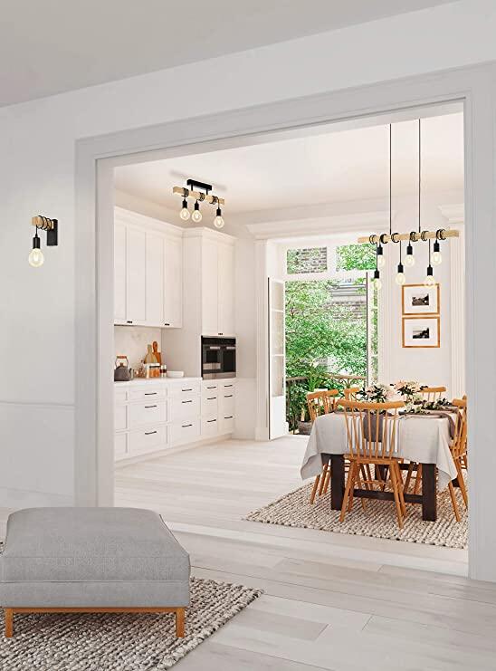 Applique E27 métal, noir, Townshend, EGLO - 6