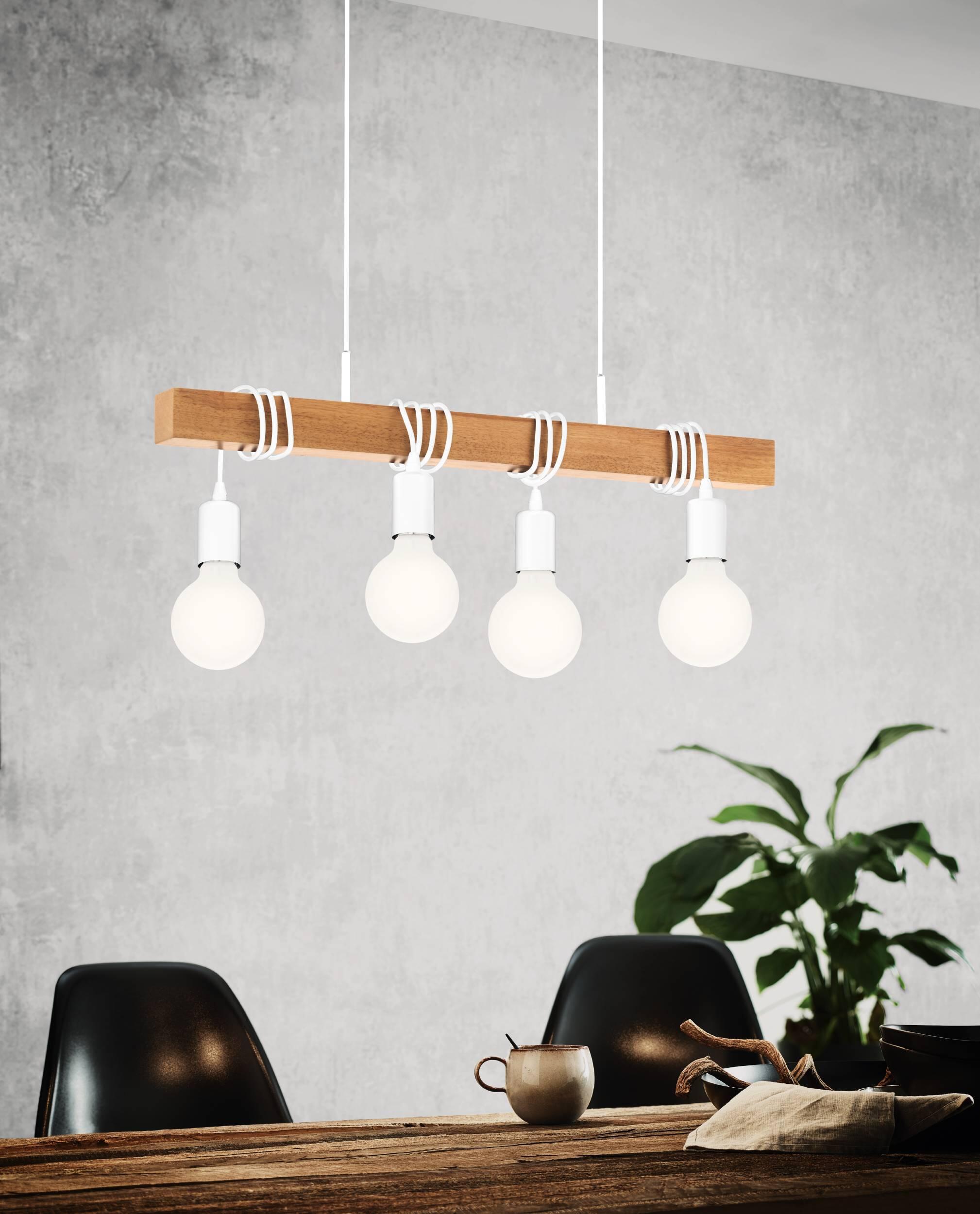 Suspension Townshend, acier, bronze, Diam.0 cm, E27 - 3