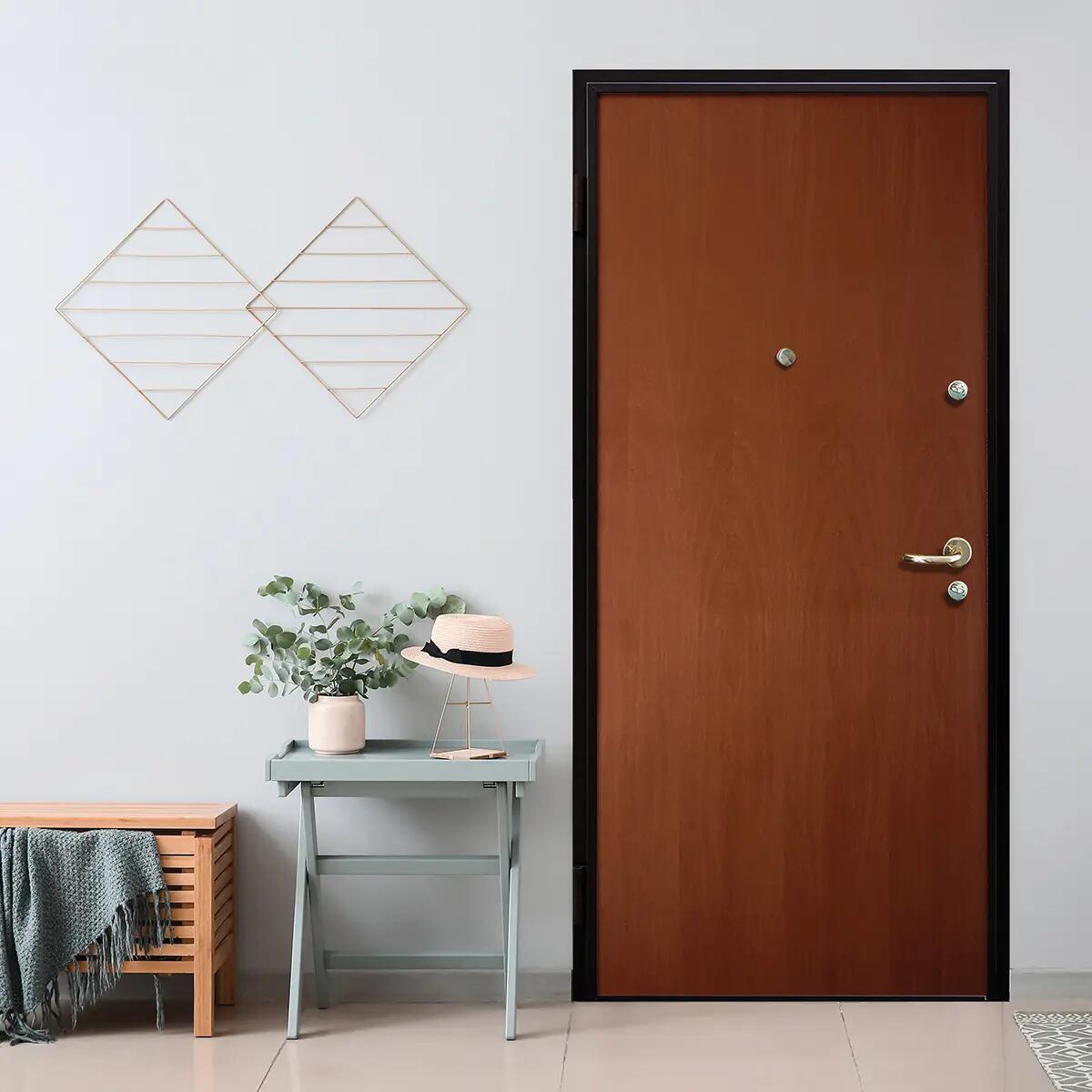 Porta blindata MASTER Hanger L 90 x H 210 cm noce apertura destra - 2