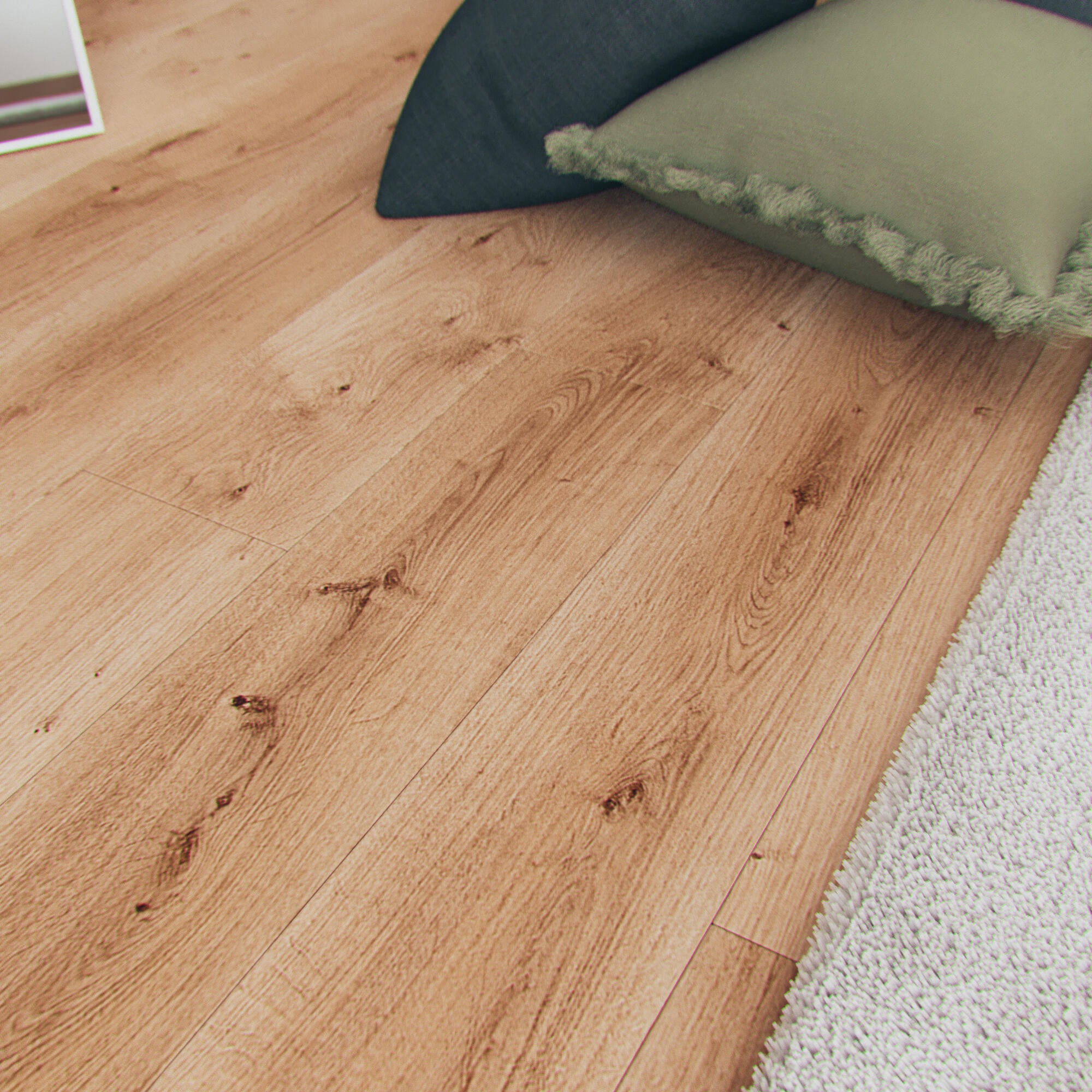 Lustro stojące Milo białe 30 x 140 cm Inspire - 5