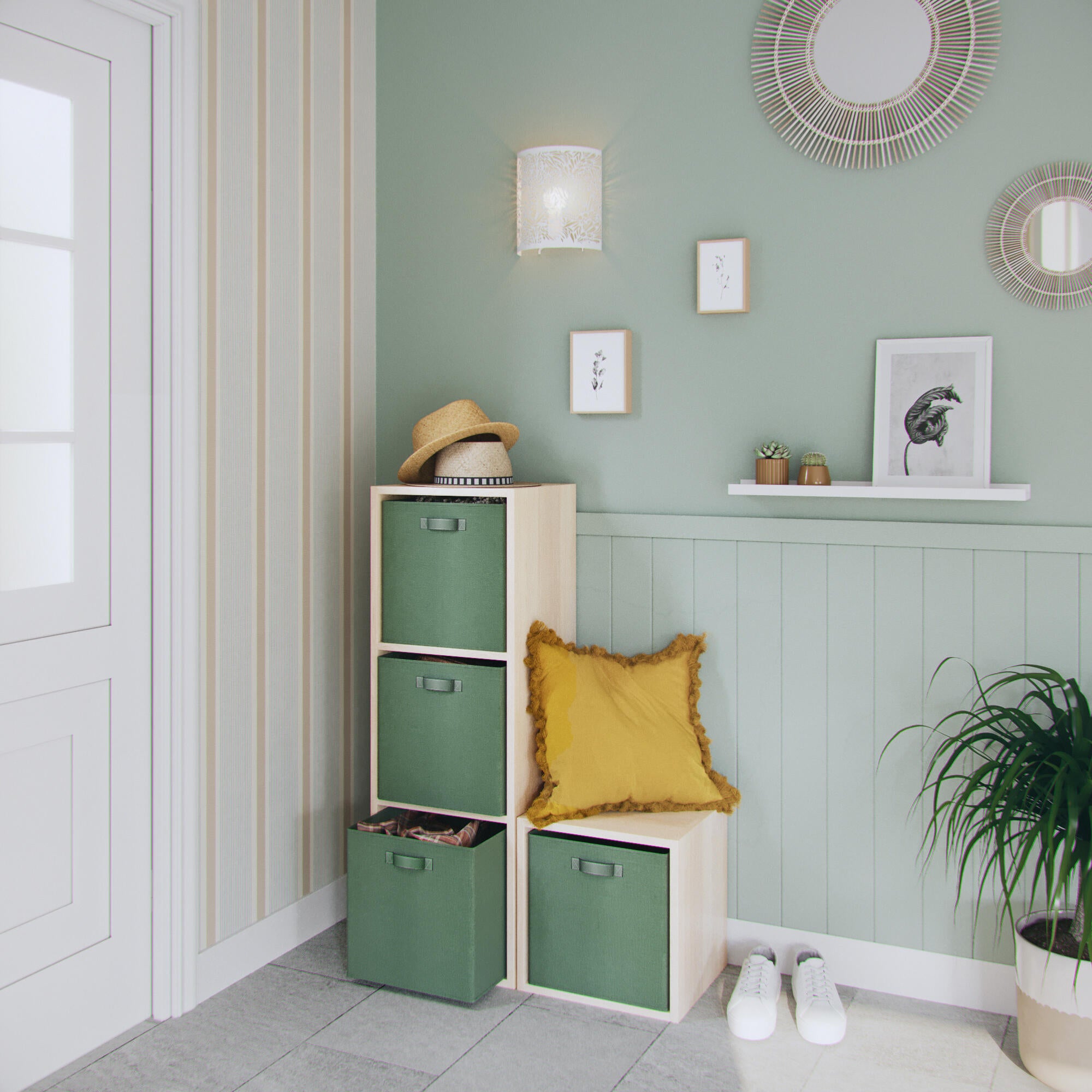 Faretto decorativo senza fonte luminosa VENOSA in ferro beige E14 INSPIRE 1 luci - 4