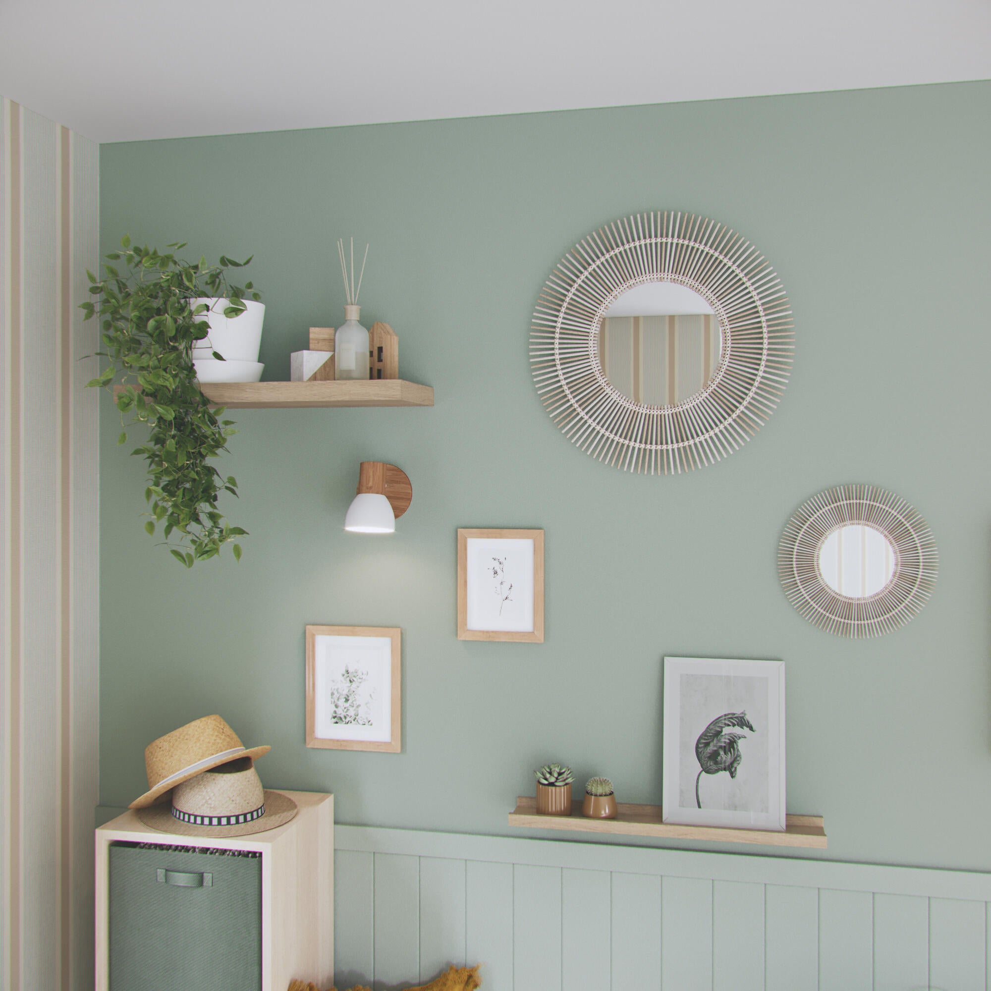 Reflektorek Venosa drewniany E14 Inspire - 5