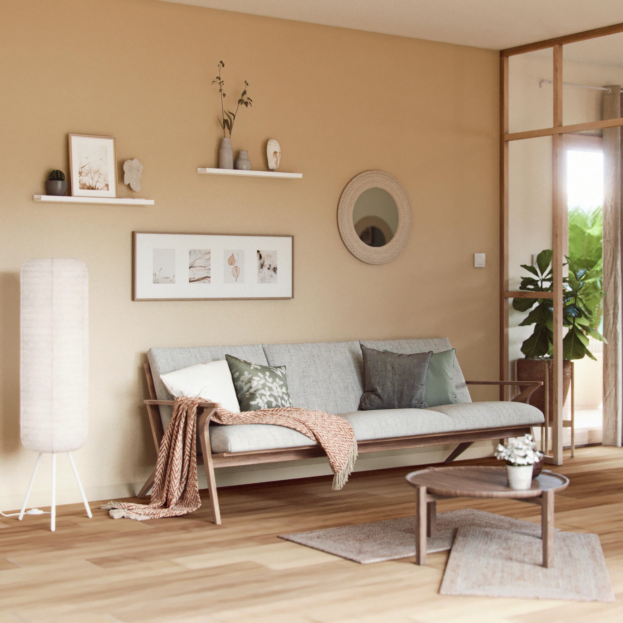 Ramka na zdjęcia Natural Wood 21 x 29.7 cm drewniana Inspire - 3