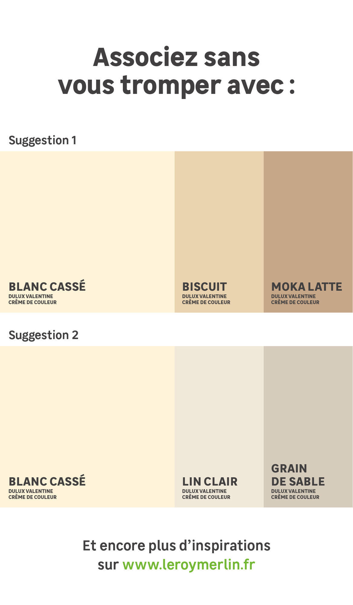 Peinture blanc cassé intérieur, peinture couleur naturelle, peinture beige, couleur blanc cassé, murs blanc cassé - 2