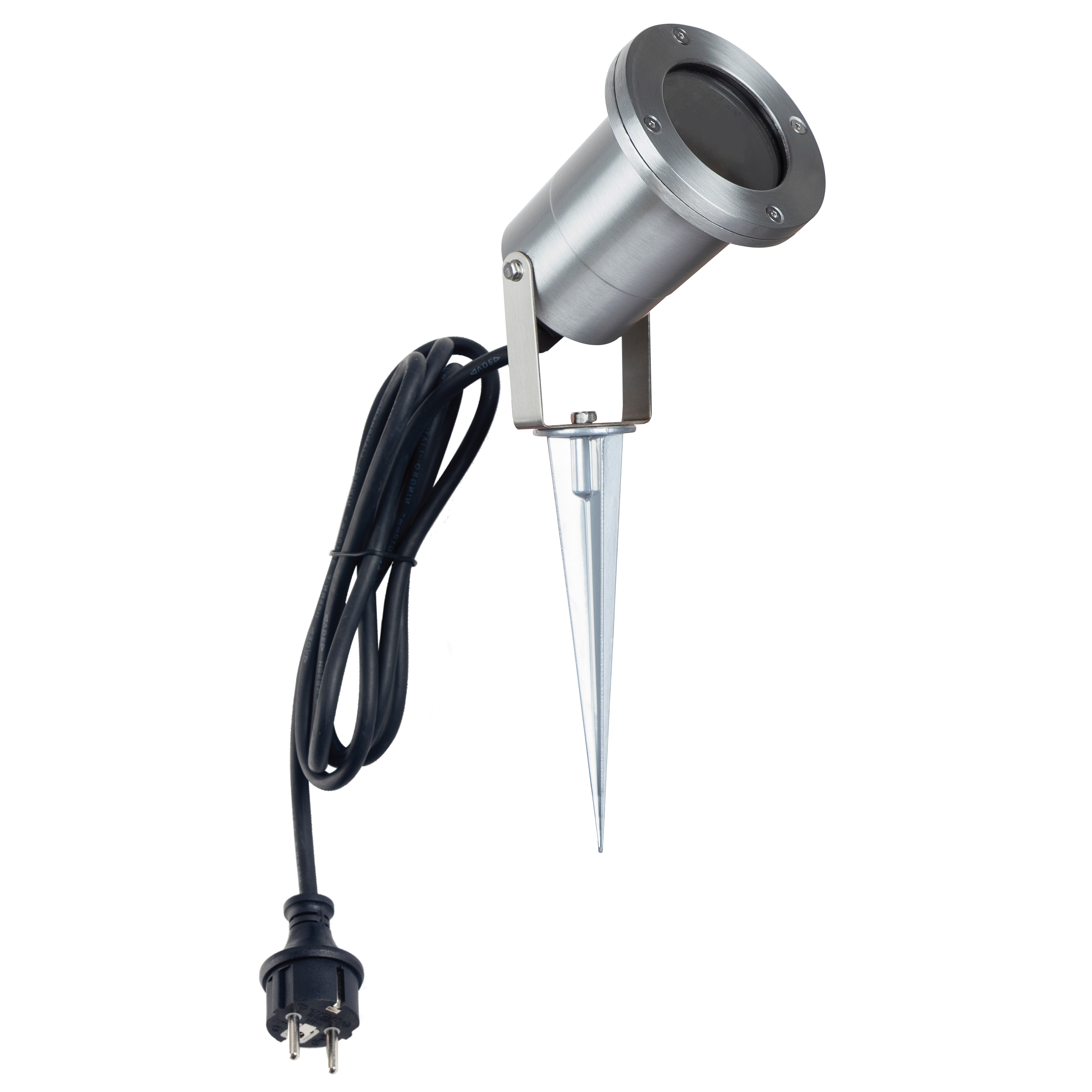 Foco proyector de exterior orientable compatible con casquillo GU10 INSPIRE Ada redondo de aluminio gris IP65 resistente a la lluvia y al polvo - 5