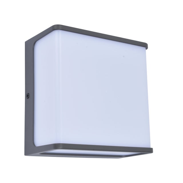 Applique LED moderno da esterno Telin grigio IP54, luce bianco naturale 2110 lumen, INSPIRE