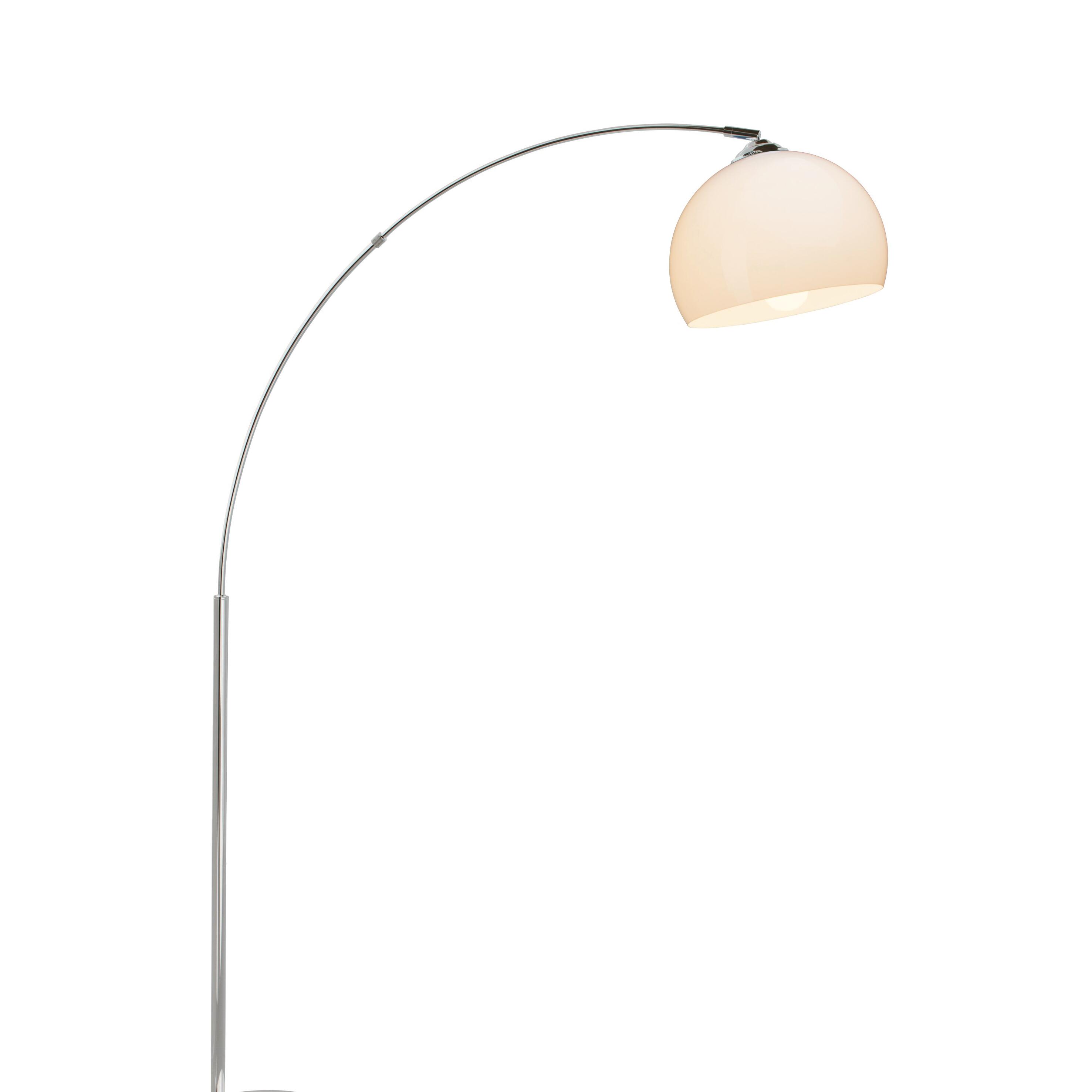 Lampada da terra Vessa in acciaio, H 166 cm, E27 BRILLIANT - 3