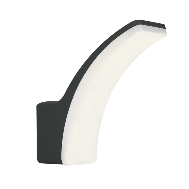 Applique LED moderno da esterno LAKKO grigio IP44, luce bianco naturale 1500 lumen, INSPIRE