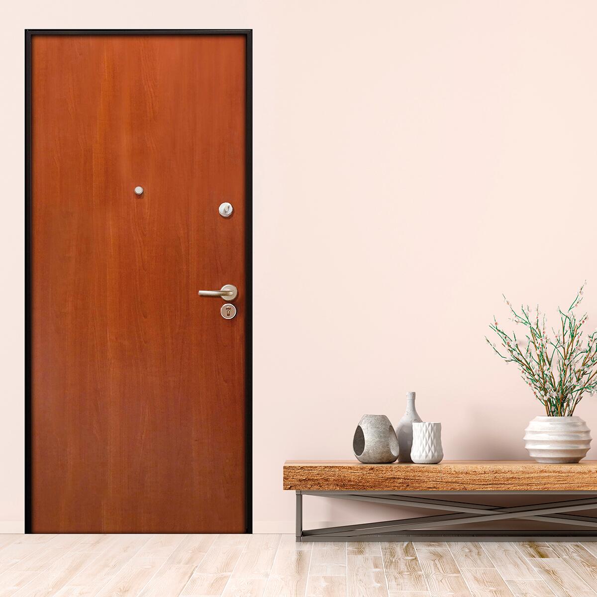 Porta blindata MASTER Tough L 80 x H 210 cm noce apertura destra - 2