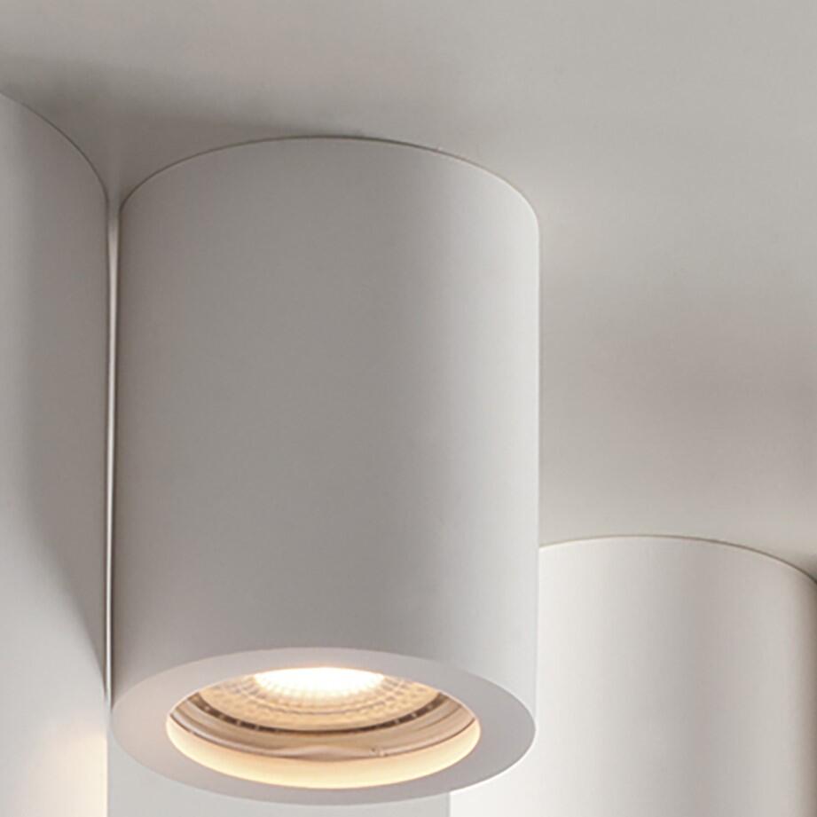 Plafoniera design Space Ø 7 cm bianco IP20, 1XGU10 - 2