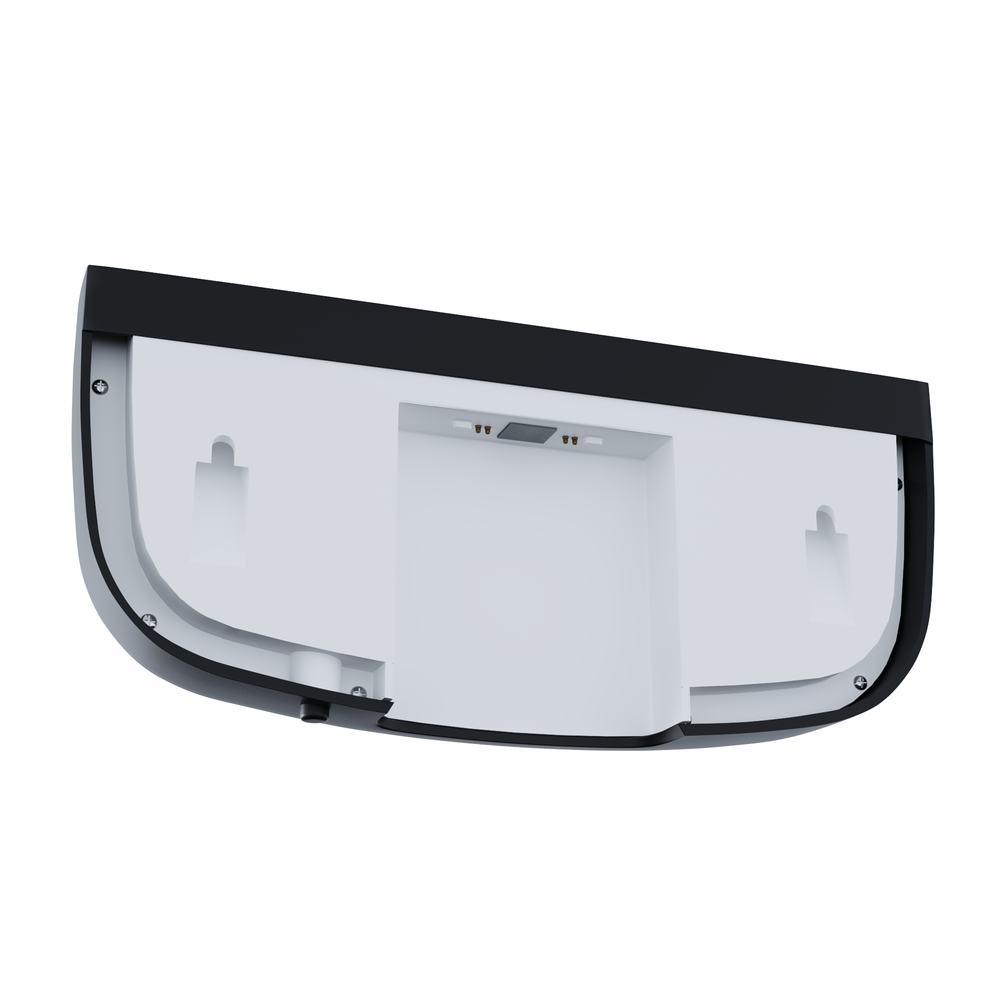 Candeeiro de parede solar 900lm IP44 27X12,3 cm preto Inspire - 25