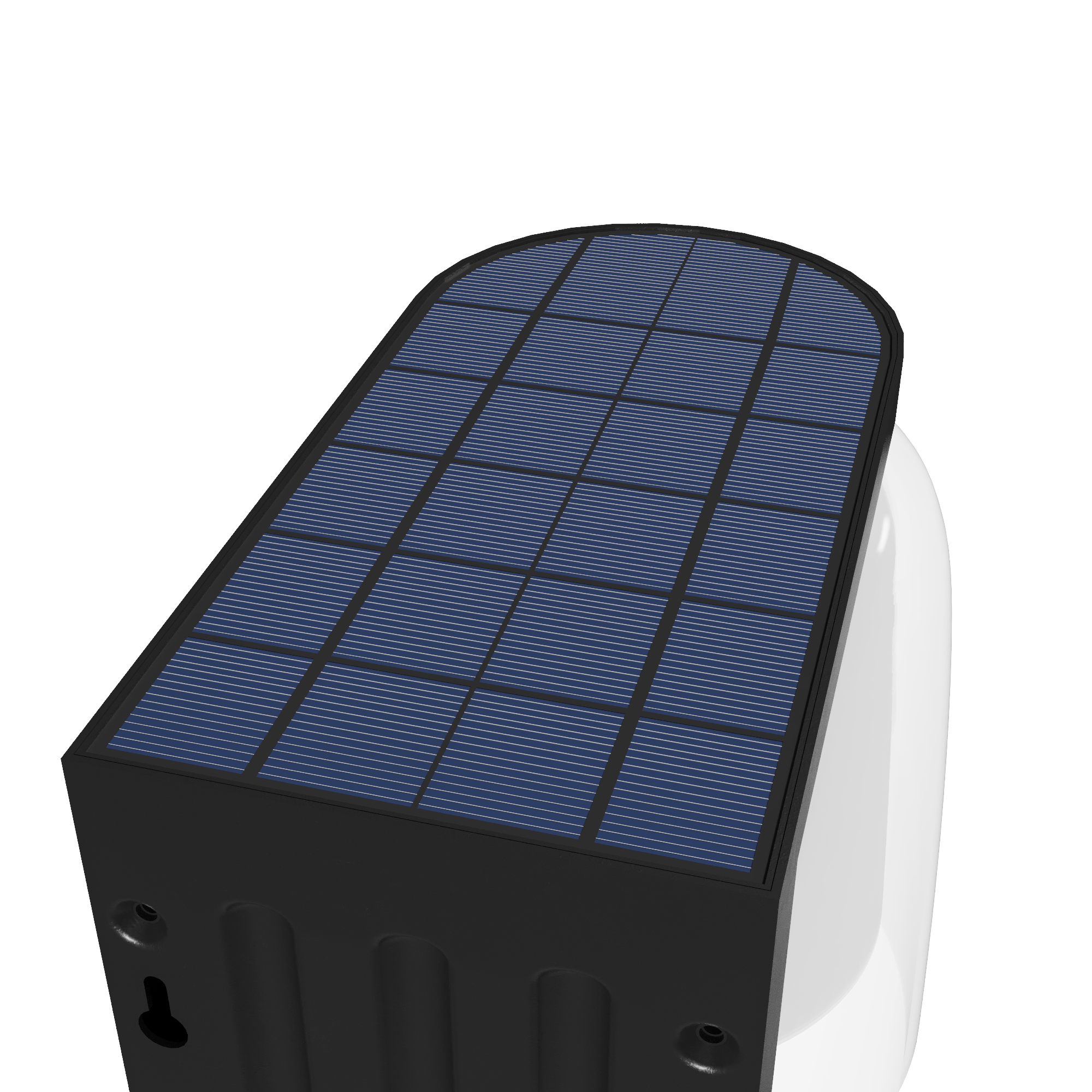 Candeeiro de parede exterior Klock Booster solar 900lm ip44 alumínio Inspire - 30