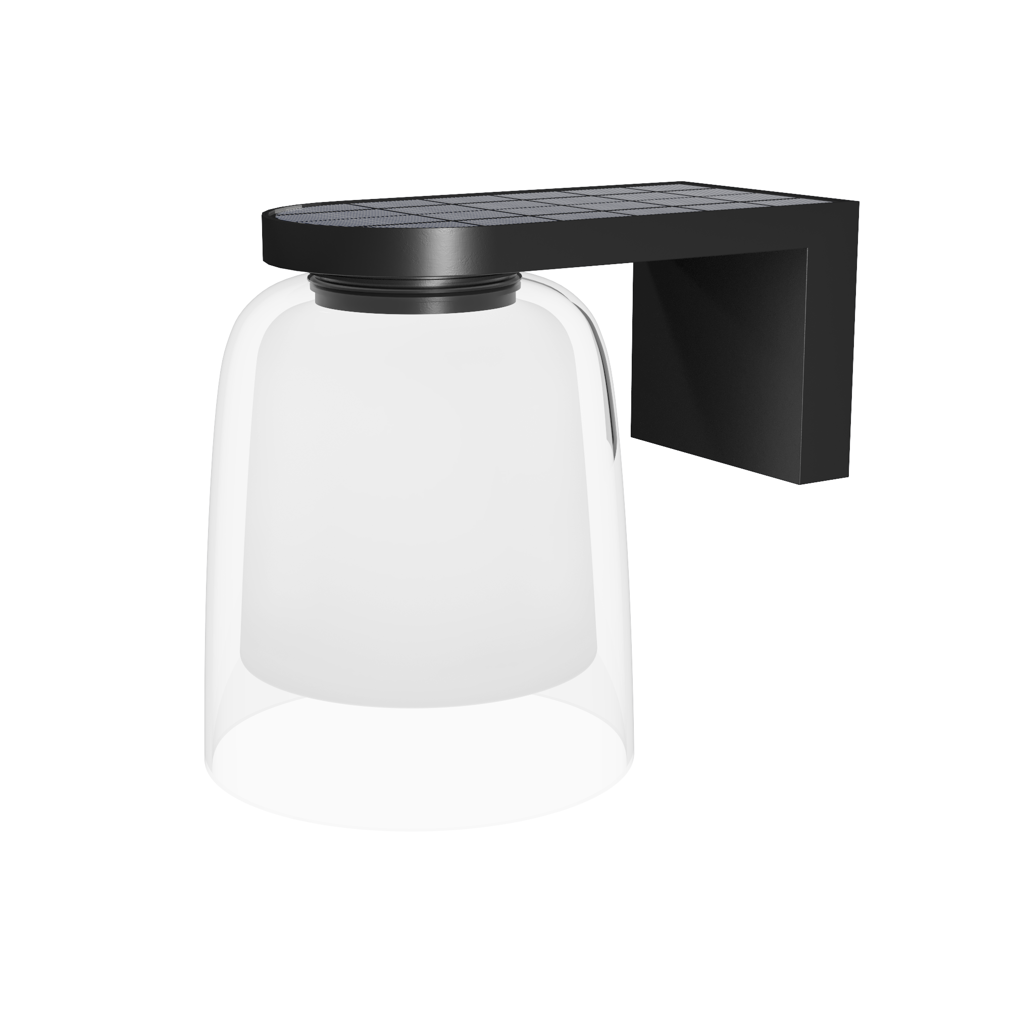 Candeeiro de parede exterior Klock Booster solar 900lm ip44 alumínio Inspire - 29