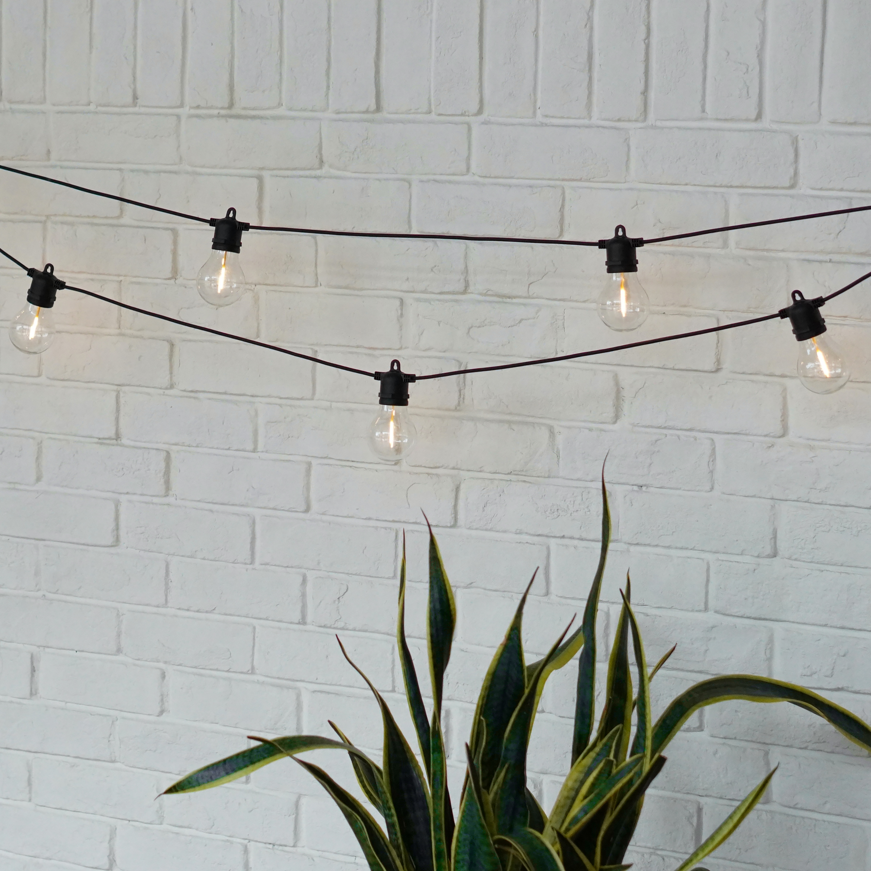 Guirnalda híbrida solar/red sanka inspire blanco cálido 5 m ip44
