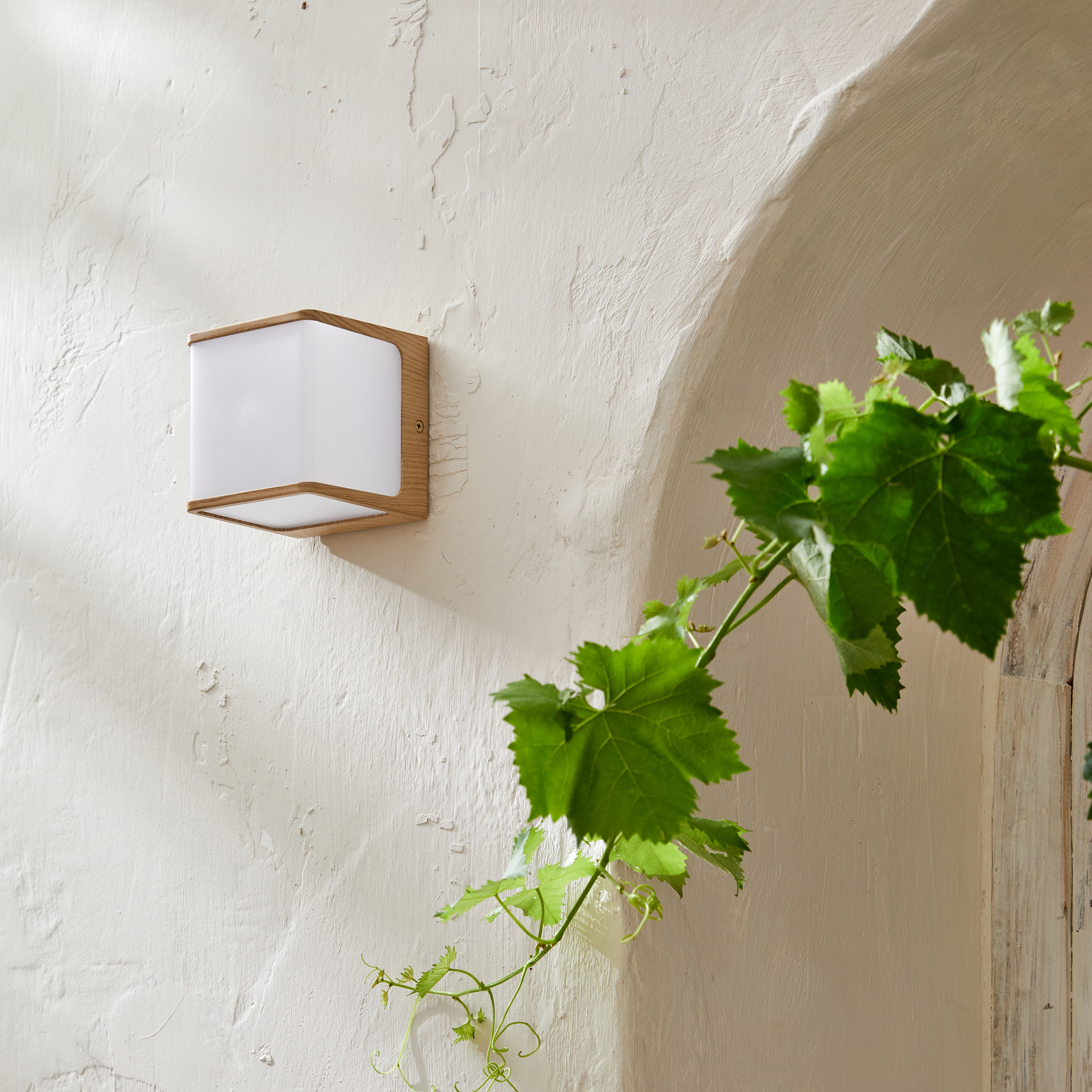 Candeeiro de parede exterior led telin 1580lm aluminio Inspire - 11