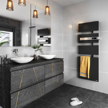 Le sèche-serviettes électrique SAUTER Alutu est pratique au quotidien. Son design permet d'accrocher facilement les serviettes et de placer tout le linge de votre foyer.  - 6