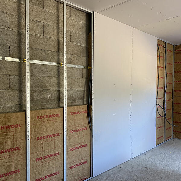 Rouleau laine de roche combles perdus ROCKWOOL Roulrock kraft, Ep.200mm, 2.4x1.2 - 6