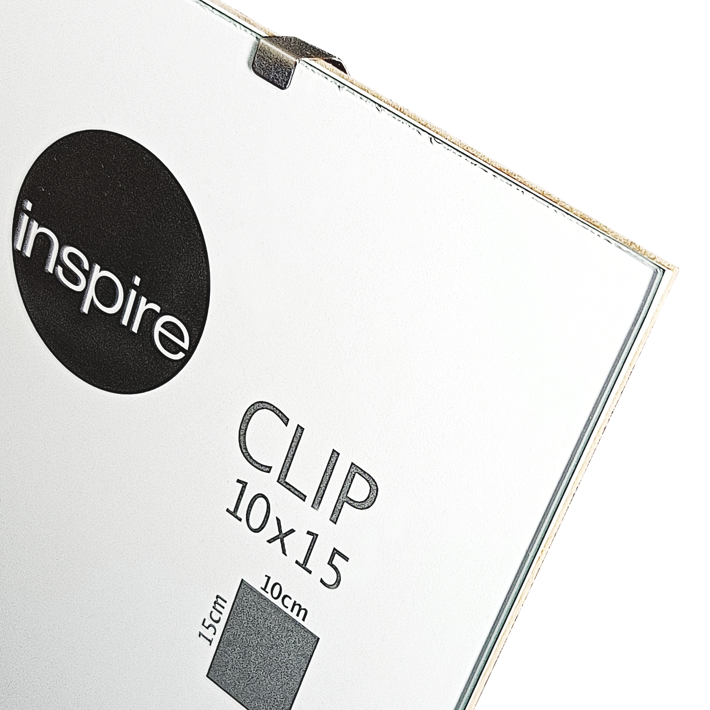 Cadre verre l.10 x H.15 cm Clip, INSPIRE - 5