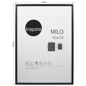 Cornice Americanflat In Legno Rovere 85x60 Cm - Con Vetro Antigraffio E Ganci Integrati - Foto 7