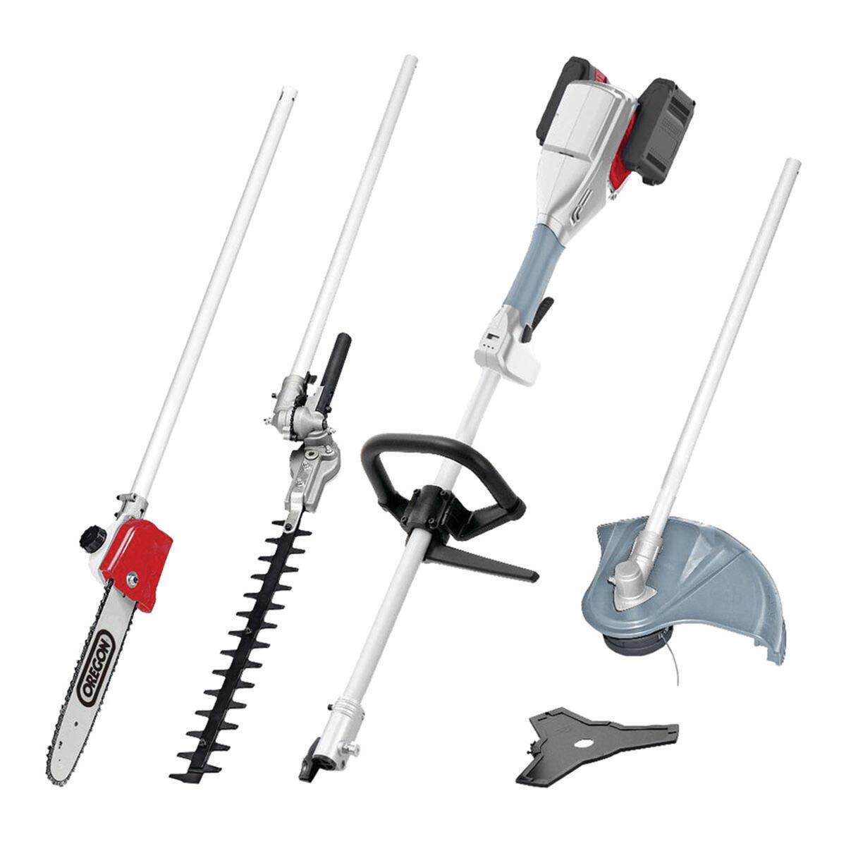 Tosaerba A Batteria 40V, 2 Batterie 20V 2 O 4 Ah 1 Caricatore, Larghezza Taglio 33cm, 5 - Foto 2