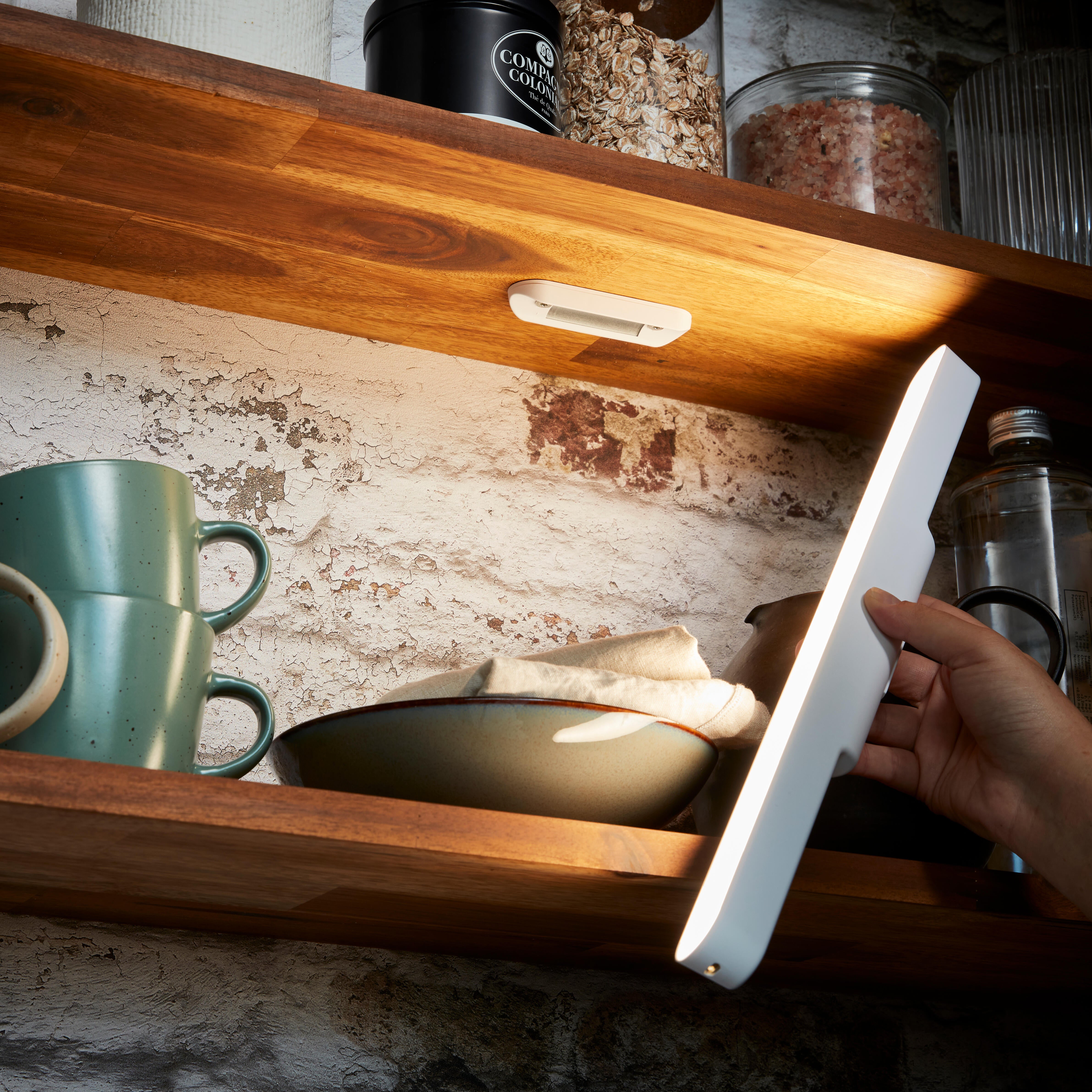 Reglette con fonte luminosa LED per sotto il mobile Leila, luce bianco, 1 x 500LM INSPIRE - 3