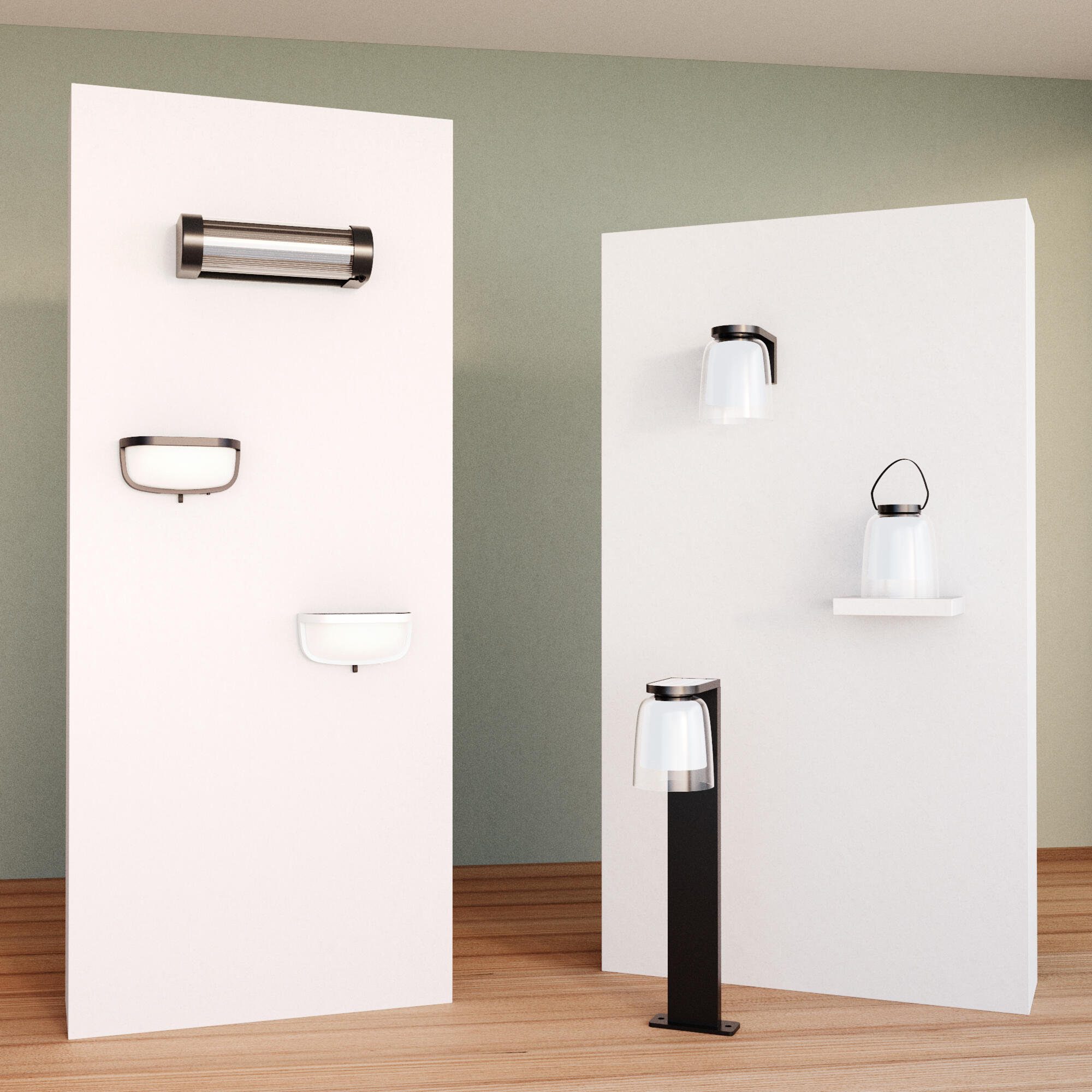 Candeeiro de parede solar 900lm IP44 27X12,3 cm preto Inspire - 15