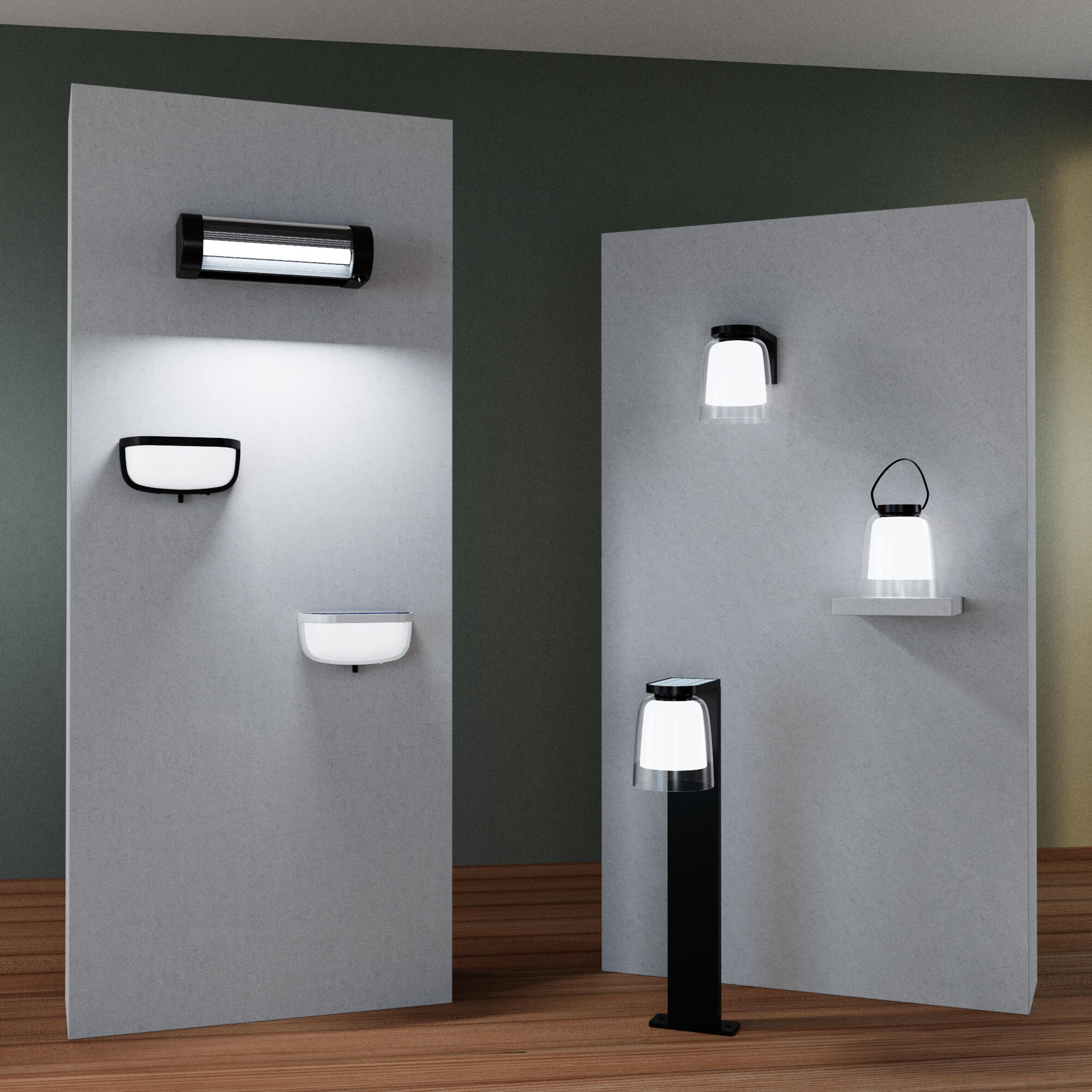 Applique solaire et rechargeable Booster Foley 150 à 900 Lumen blanc INSPIRE - 10