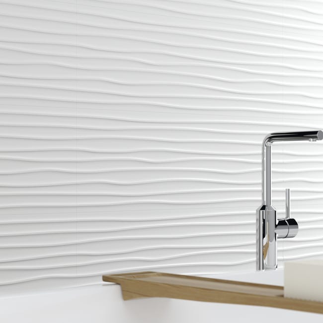 Azulejo Cer mico Arctic White Efecto Relieve Mate 3d Glisse 30x90 Cm azulejo-cer-mico-arctic-white-efecto-relieve-mate-3d-glisse-30x90-cm