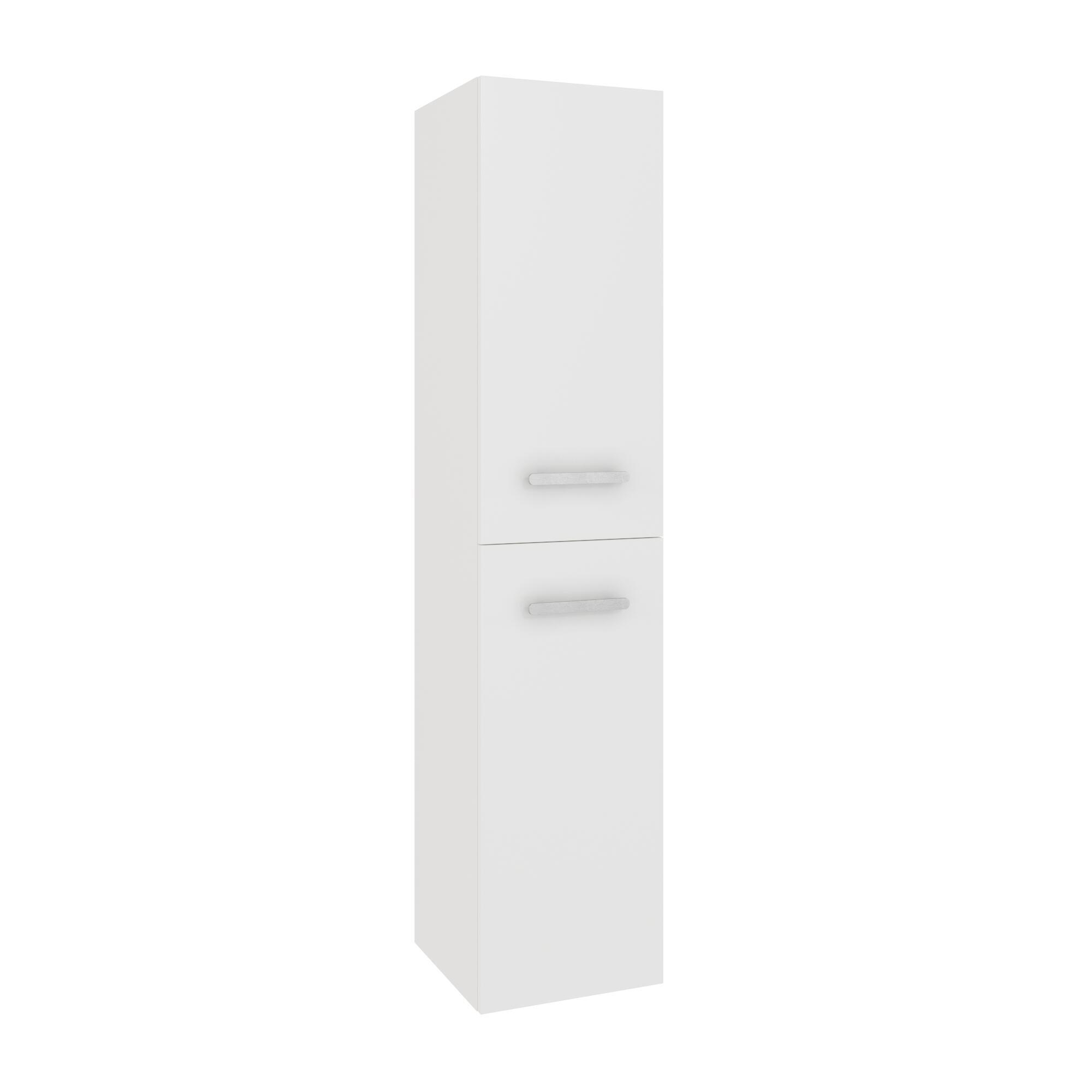 Colonna per mobile bagno Perla SENSEA 2 ante P 36.5 x L 35 x H 160 cm Bianco laccato truciolare - 4