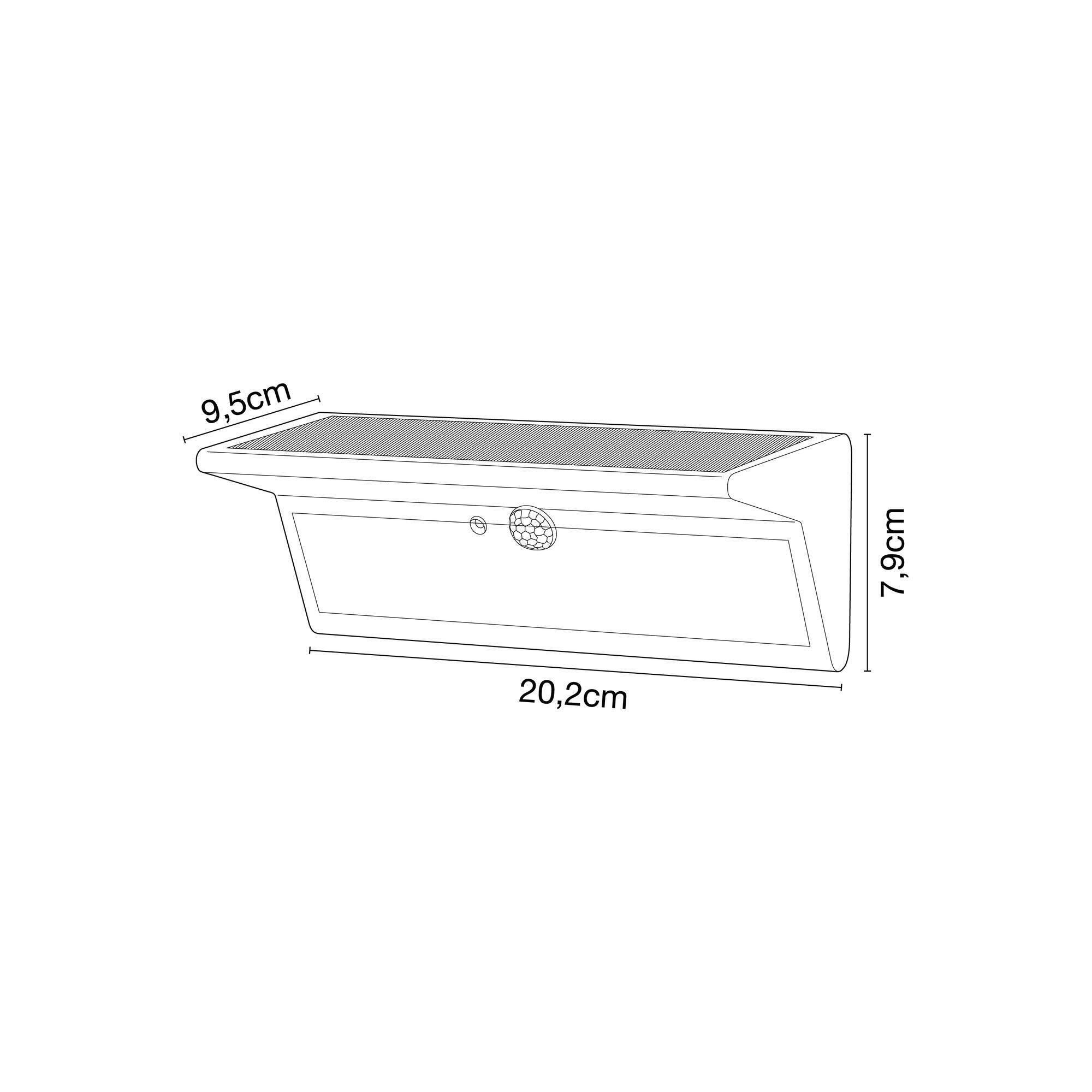 Applique solare Nadio in abs, 2.5W INSPIRE - 19