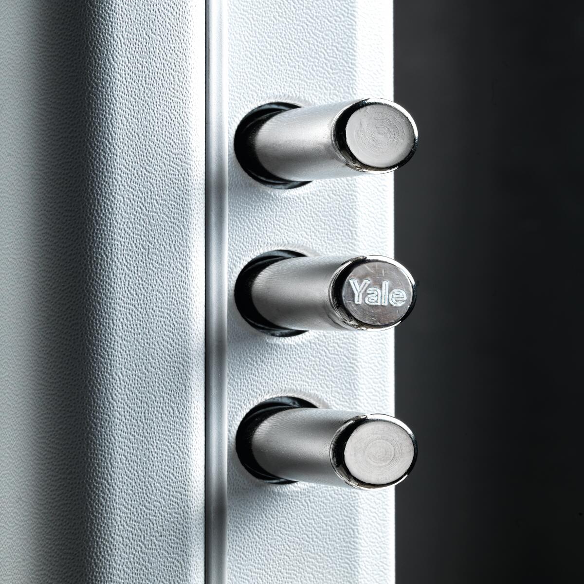 Porta blindata YALE Ghepard L 80 x H 210 cm noce scuro apertura sinistra - 9