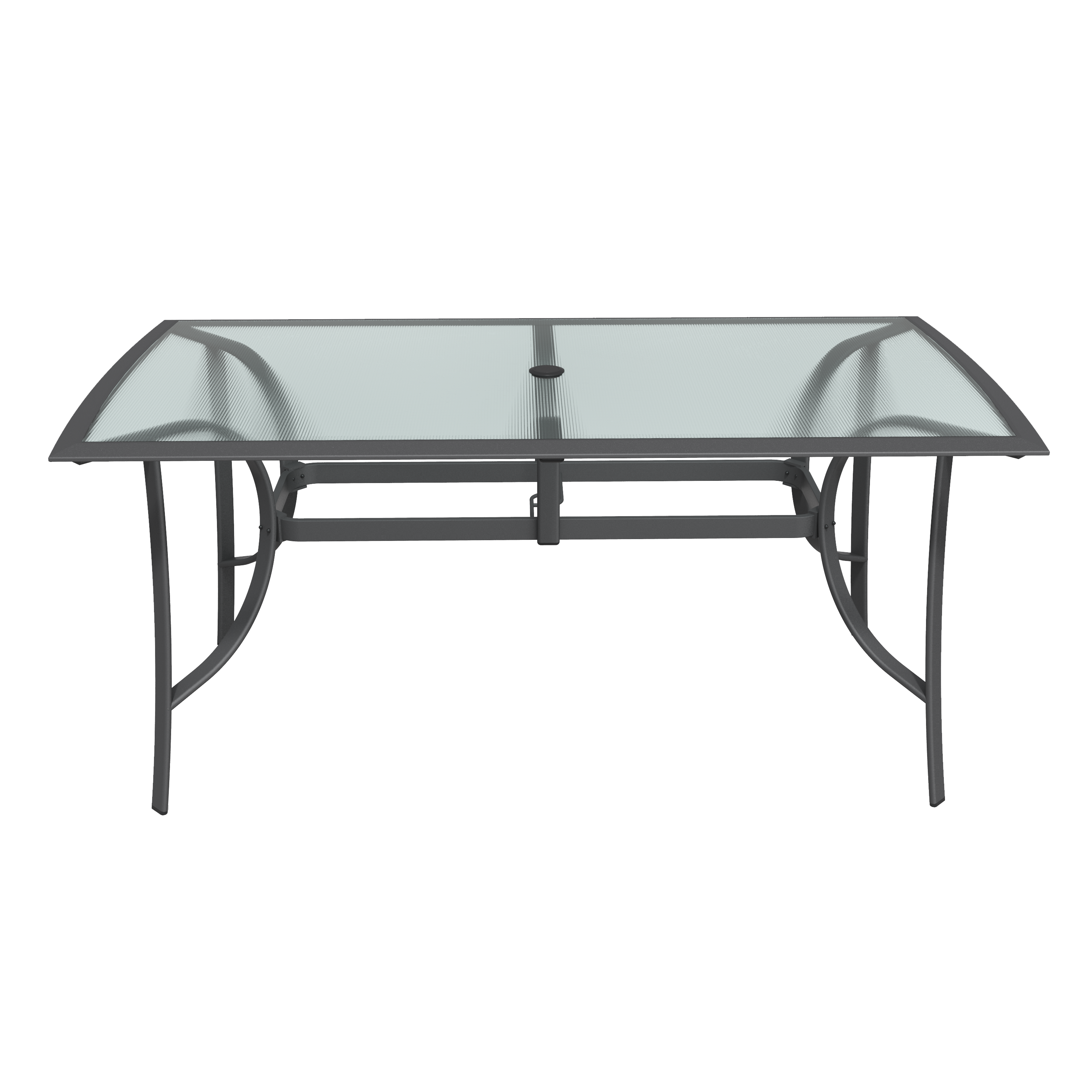 Set de comedor NATERIAL Ovion de aluminio gris para 6 personas - 4