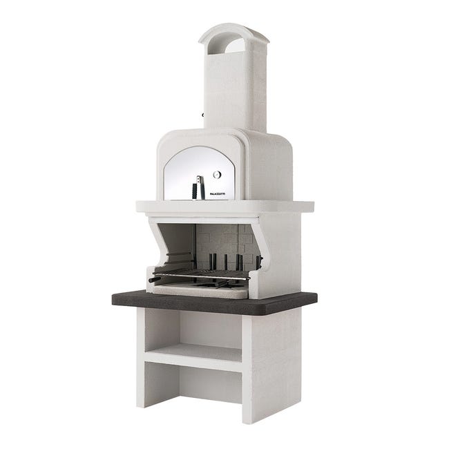 Barbecue Fisso A Legna E Carbonella BALOS CON FORNO EASY GARDEN BY barbecue-fisso-a-legna-e-carbonella-balos-con-forno-easy-garden-by