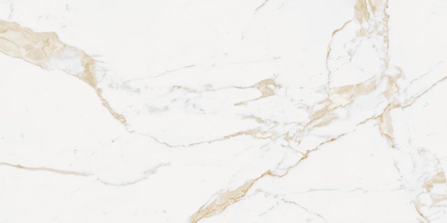 Carrelage sol intérieur effet marbre l.60x L.120cm - Marble Vision Calacata