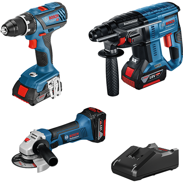 Bosch Professional Tool Kit 18V Machines X ProCore 18V LiIon Comboset