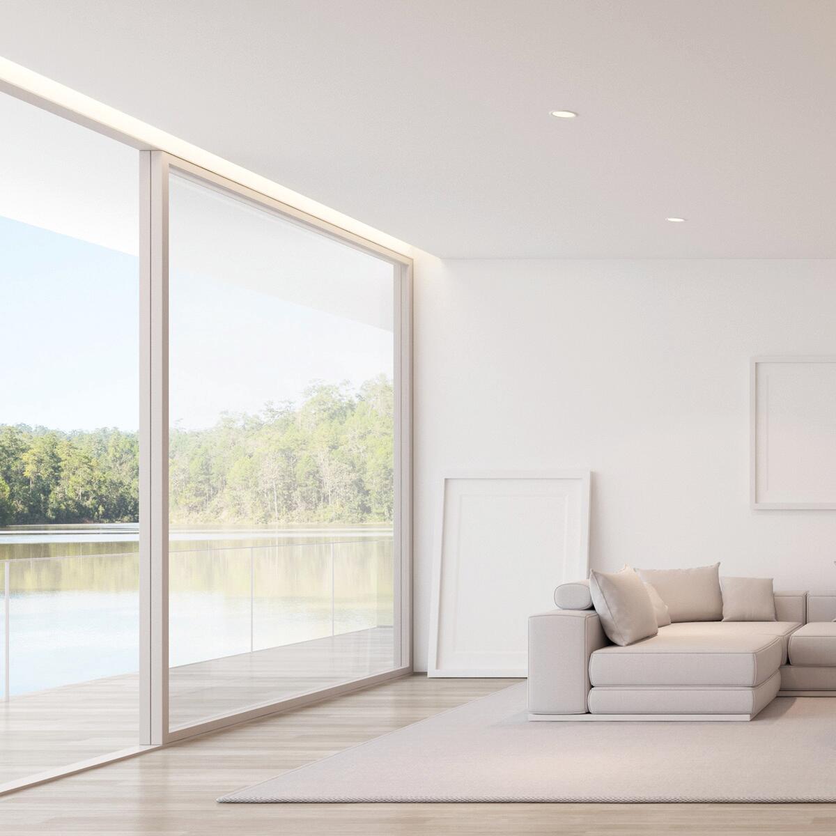 Pittura per interni per parete e soffitto traspirante bianco opaco, 4 L - 3