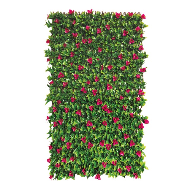Traliccio estensibile NATERIAL Divy 3D in polietilene verde L 200 x H 100 cm