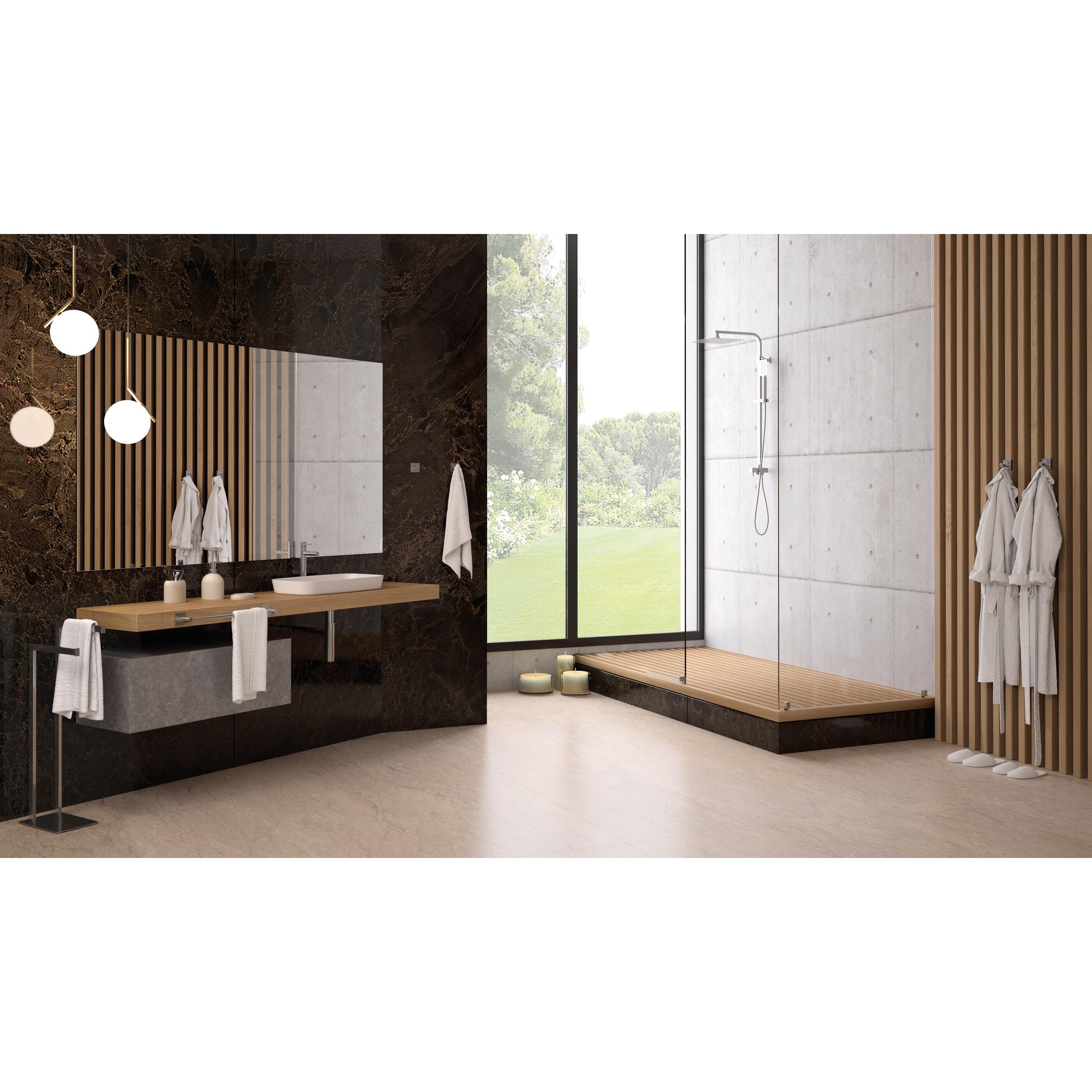 Portasciugamani da parete Hotel Maison cromato, L 30 cm - 6