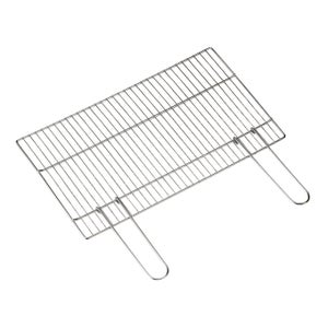 Griglia Per BBQ In Acciaio Inox 67x40cm - Griglia Rettangolare Con Manici Per Grill A Gas, Carbone O Sfera - Foto 12