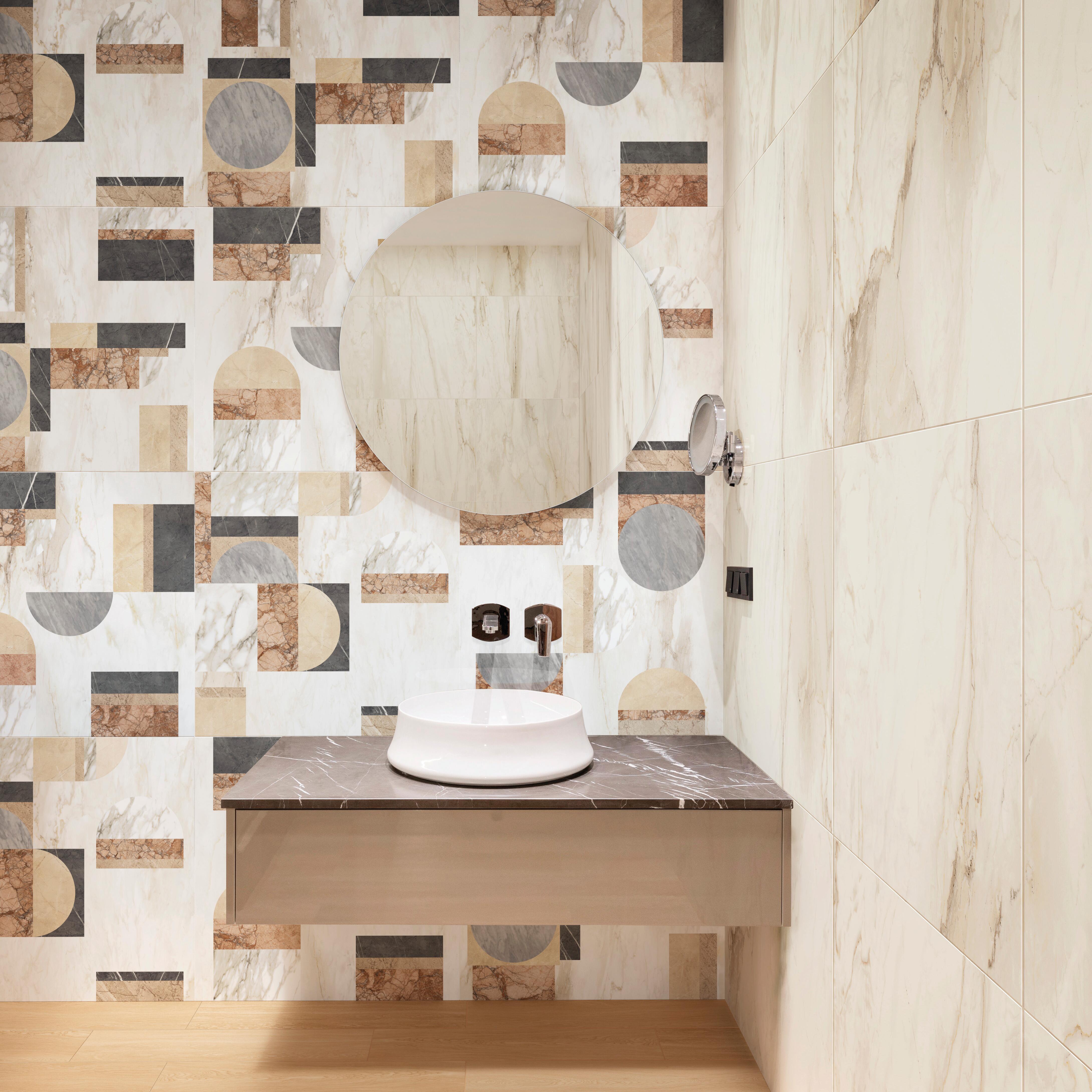 Piastrella da pavimento e rivestimento interno in gres porcellanato 75 x 150 cm rettificato bianco opaco Jolie traffico intenso (pei 4/5) Sp. 9.5 mm 2.25 mq - 7