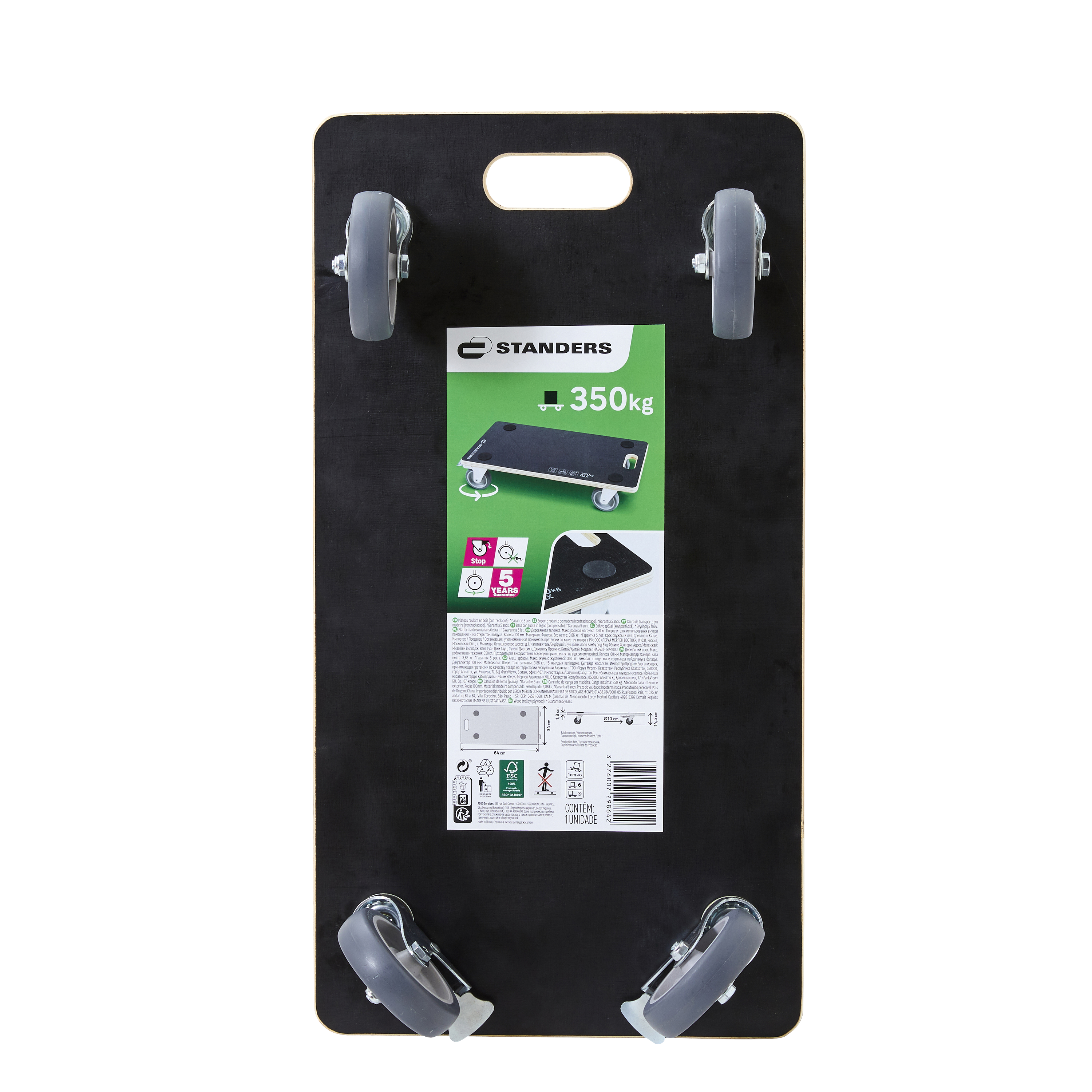 Support roulant bois, charge supportée 350 kg STANDERS - 9