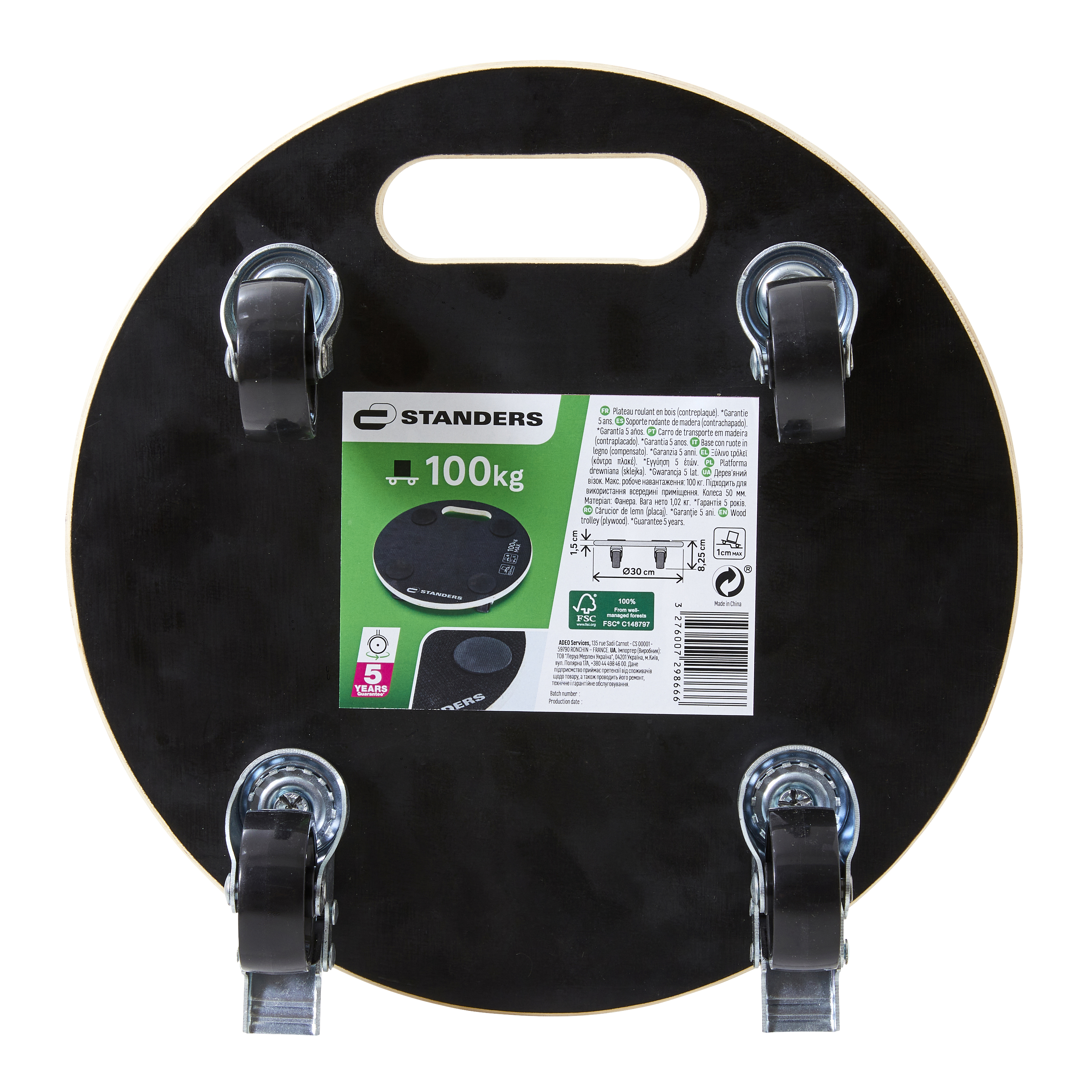Platforma transportowa max. obciążenie 100 kg Standers