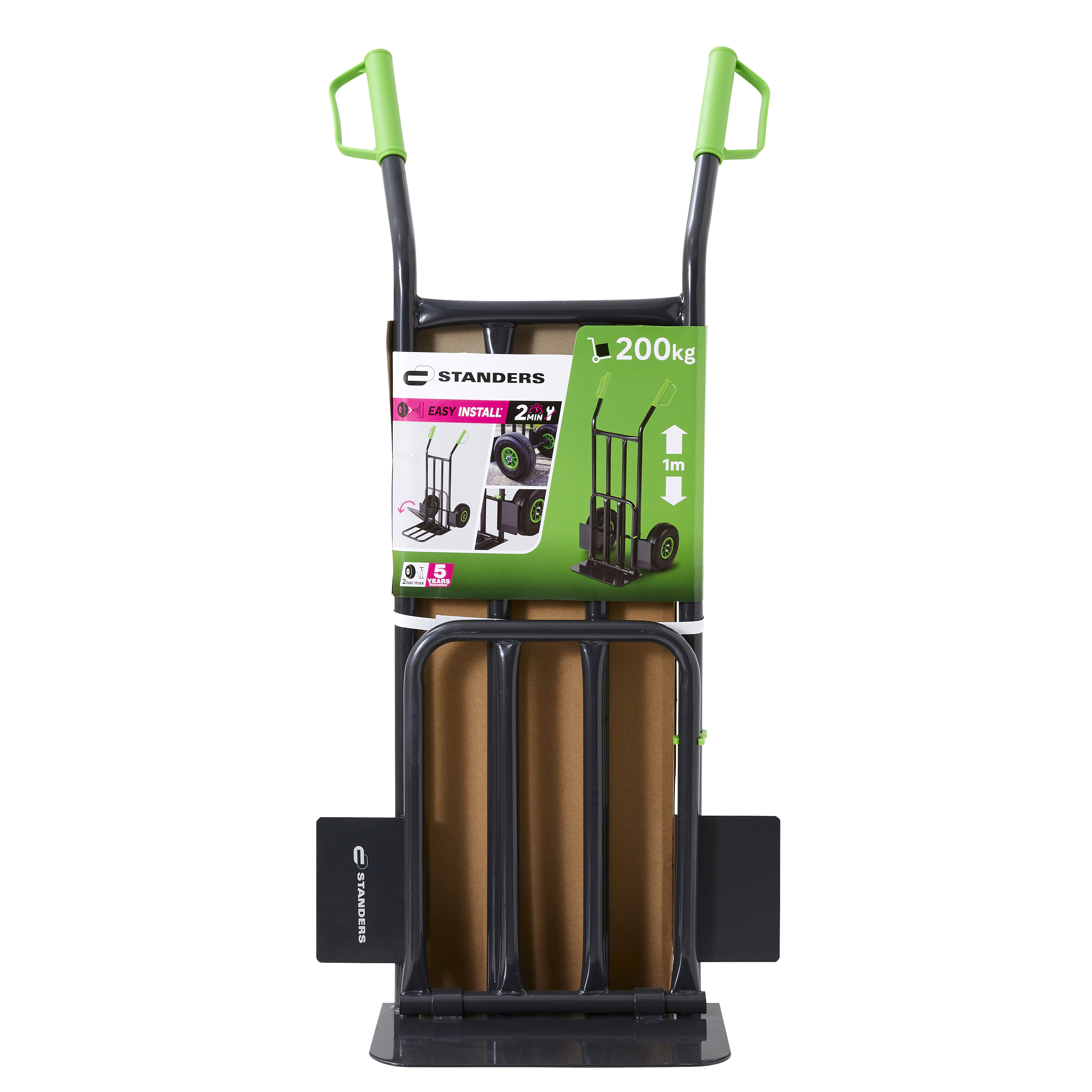 Diable rigide STANDERS, charge garantie 200 kg - 11