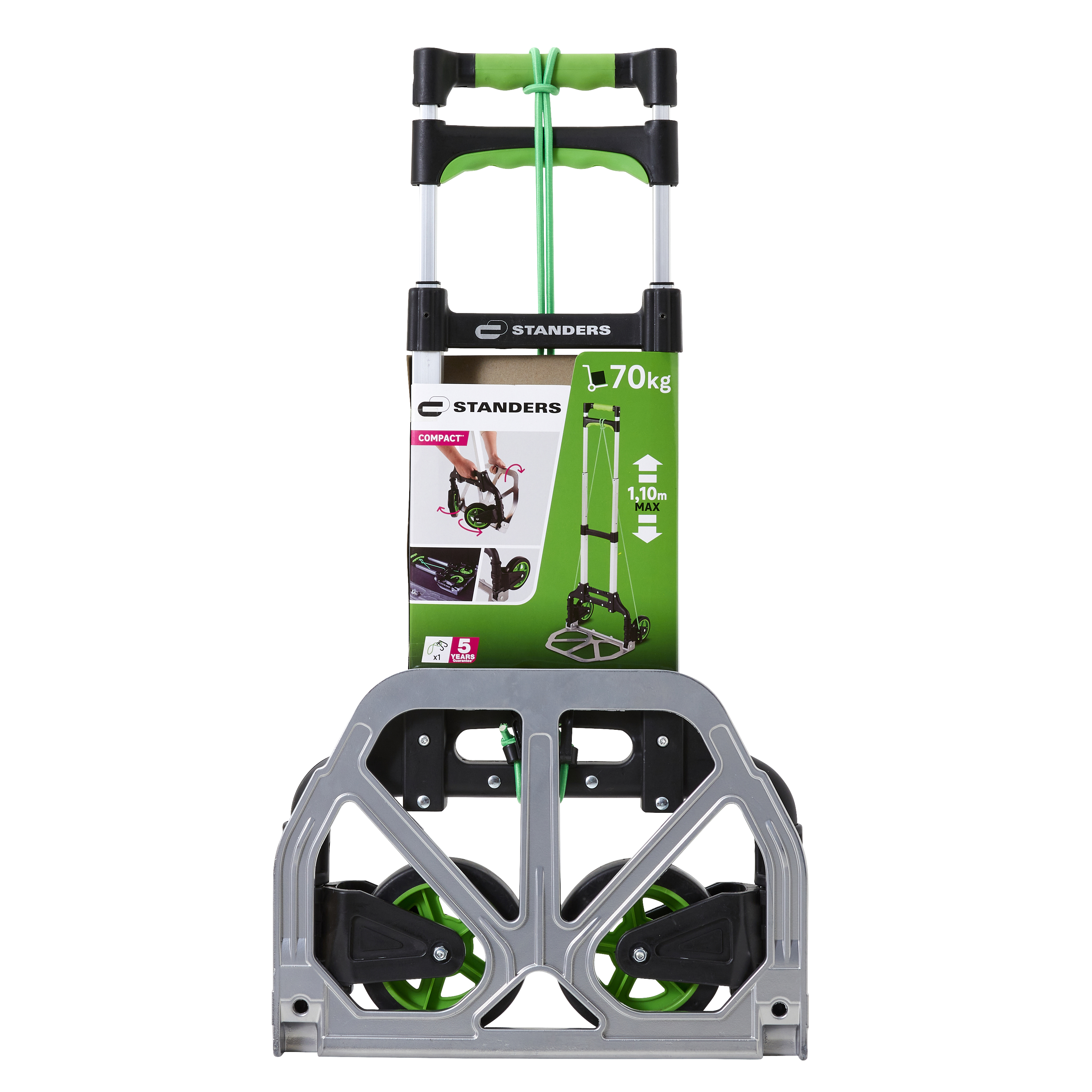 Carro de transporte dobrável alumínio 70 kg Standers - 12