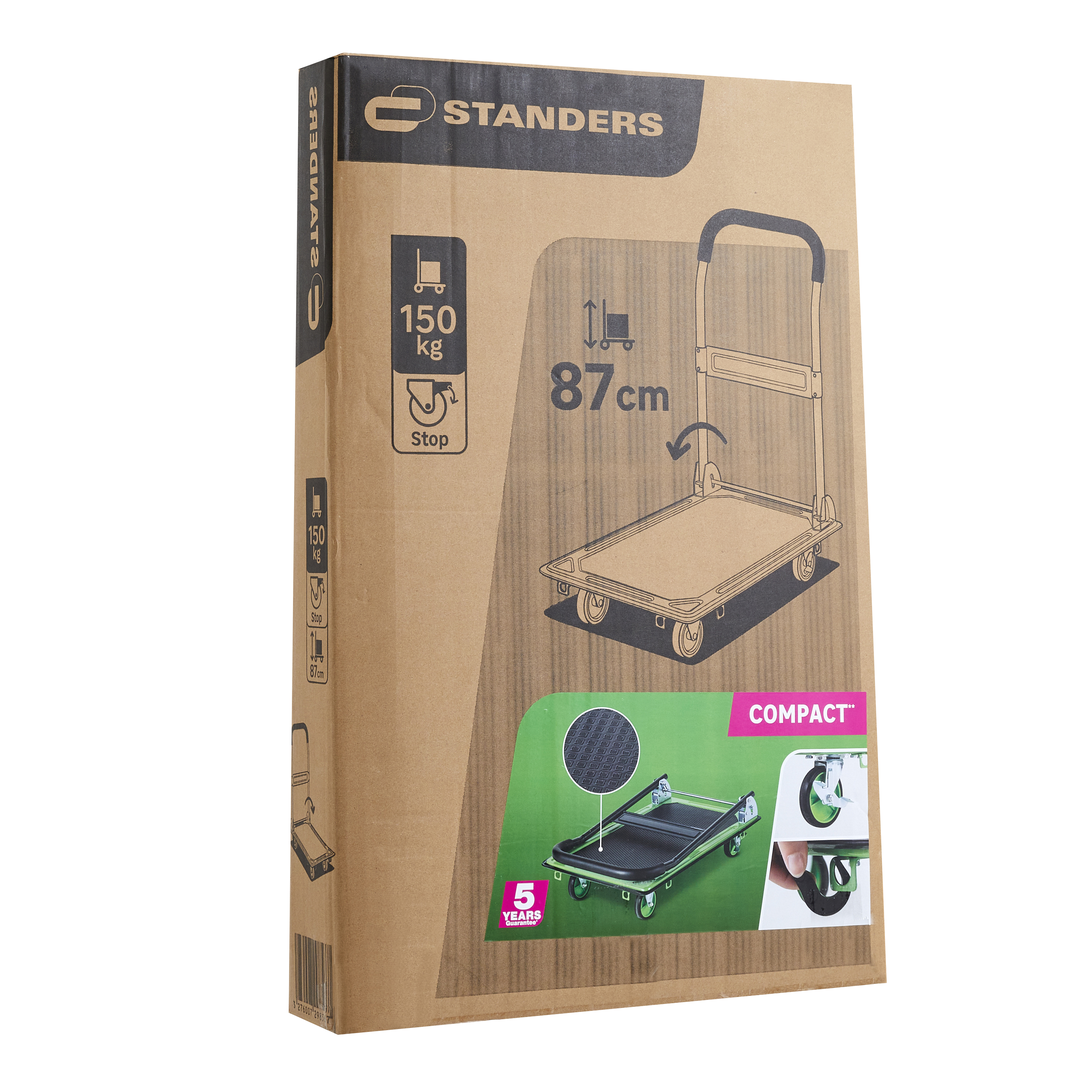 Chariot pliable STANDERS, charge garantie 150 kg - 11